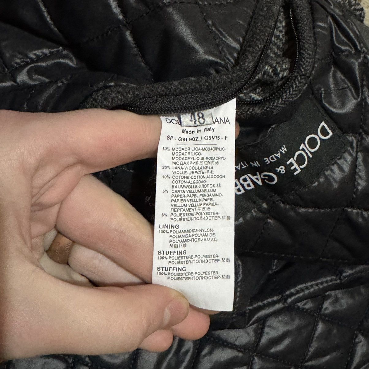 Dolce & Gabbana × Vintage AW11 Dolce & Gabbana Fur Patchwork Aviation Jacket Size US M / EU 48-50 / 2 - 10 Thumbnail