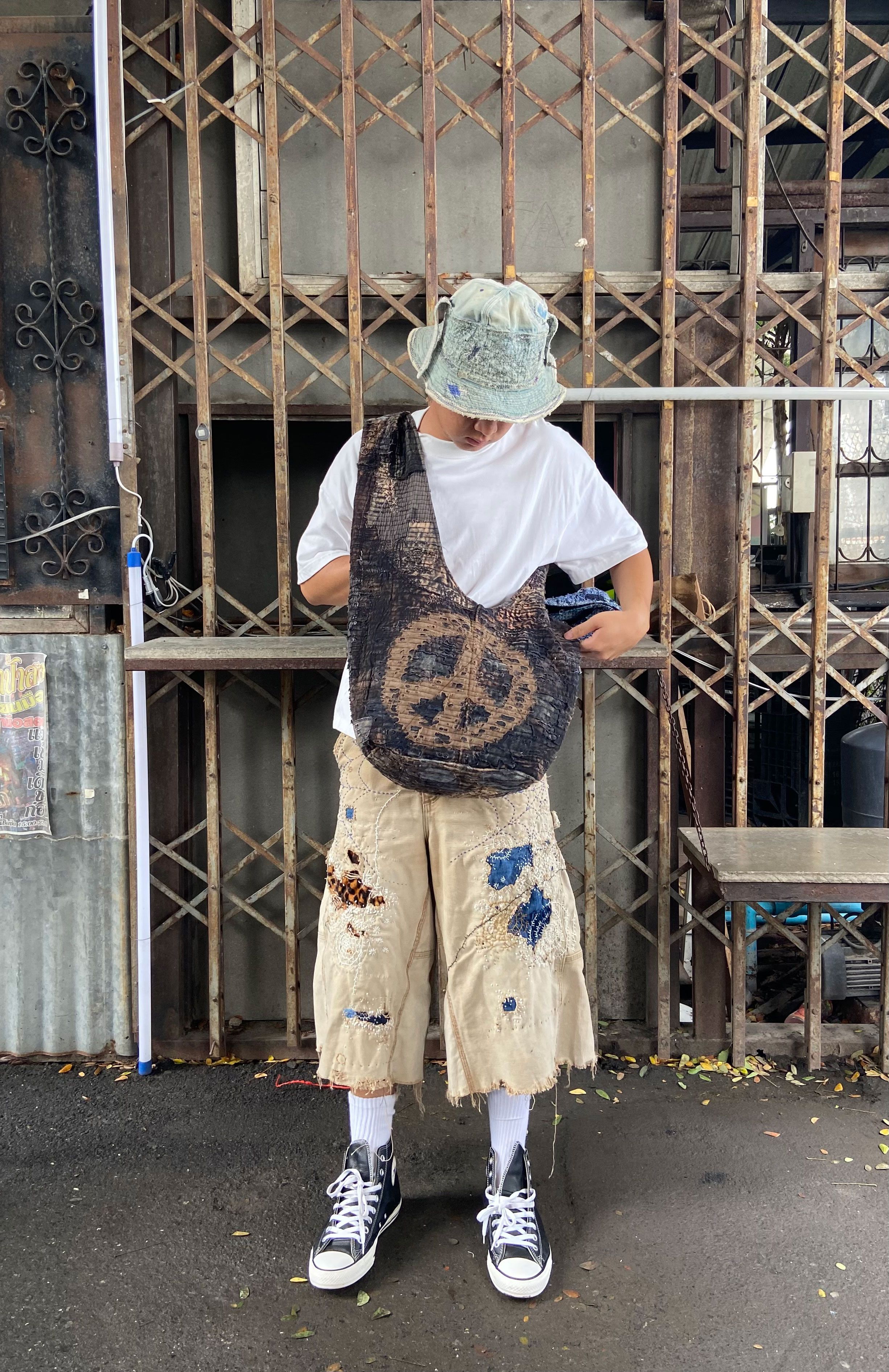 Japanese Brand BORO Damaged Tsuno Bag Size ONE SIZE - 5 Thumbnail