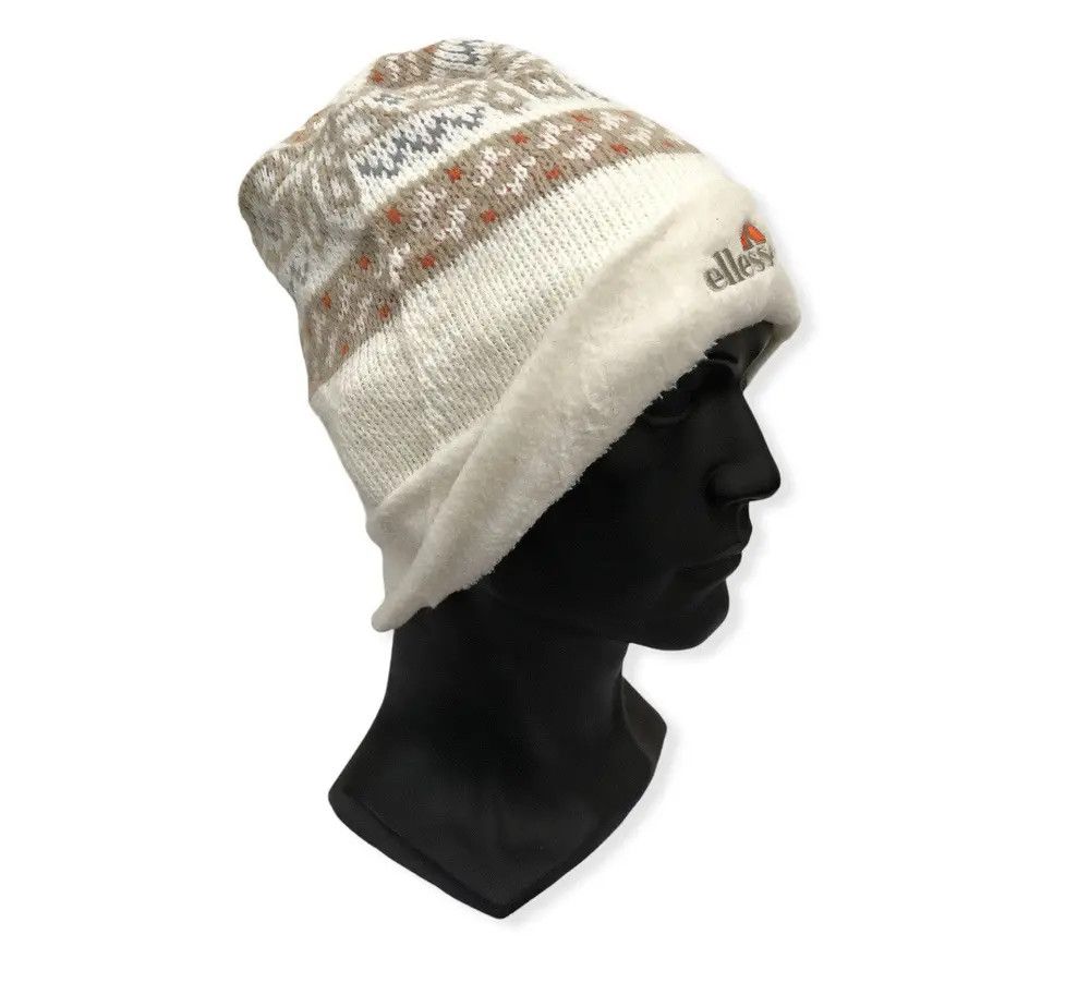 Ellesse Vintage Ellesse Trademark Logo beanie Hat Size ONE SIZE - 3 Thumbnail