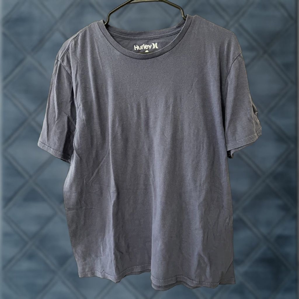 Hurley Hurley T-Shirt Men’s Short Sleeve Logo Tee Crew Neck Blue XL (Regular Fit) - 2010s Cotton Shirt Size US XL / EU 56 / 4 - 1 Thumbnail