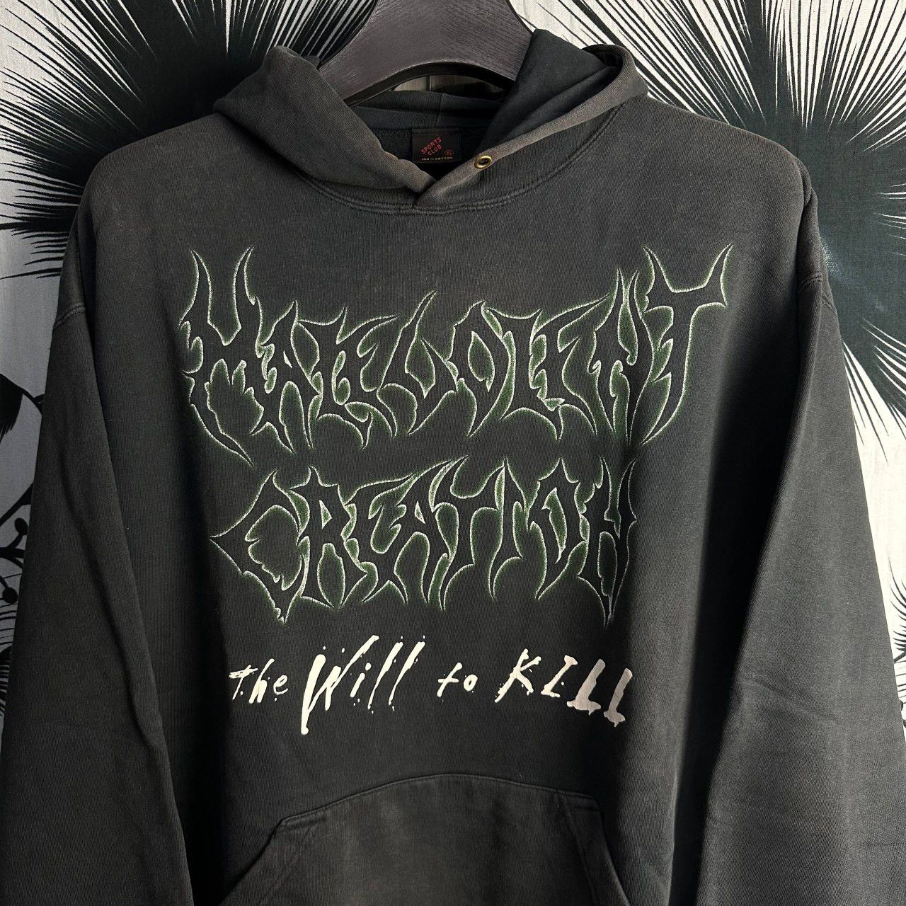 Band Tees RARE Vintage Malevolent Creation Black Metal Band Hoodie Size US XL / EU 56 / 4 - 5 Thumbnail