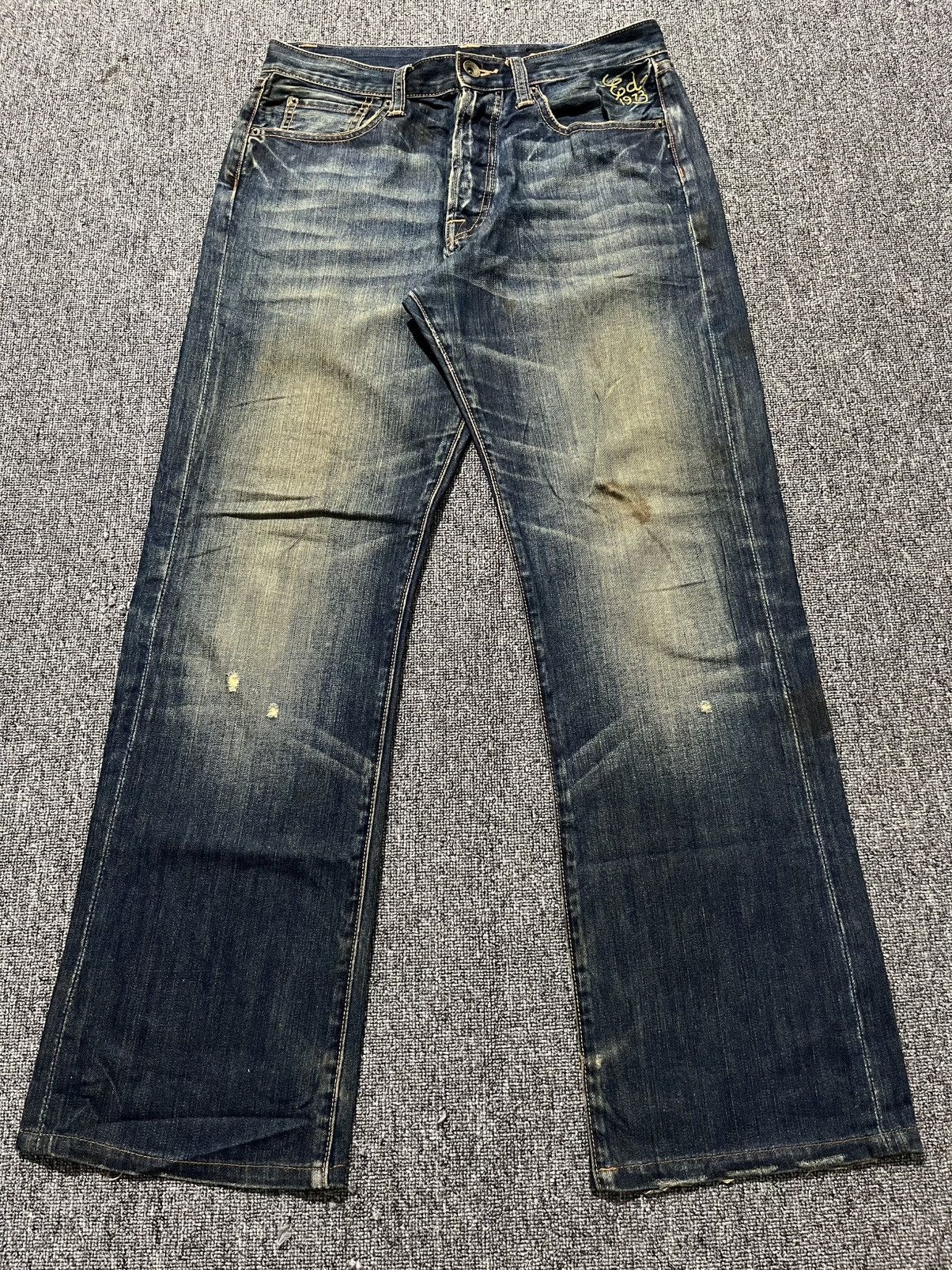 Ed Hardy vintage ed hardy by christian audigier washed jeans Size US 34 / EU 50 - 3 Thumbnail
