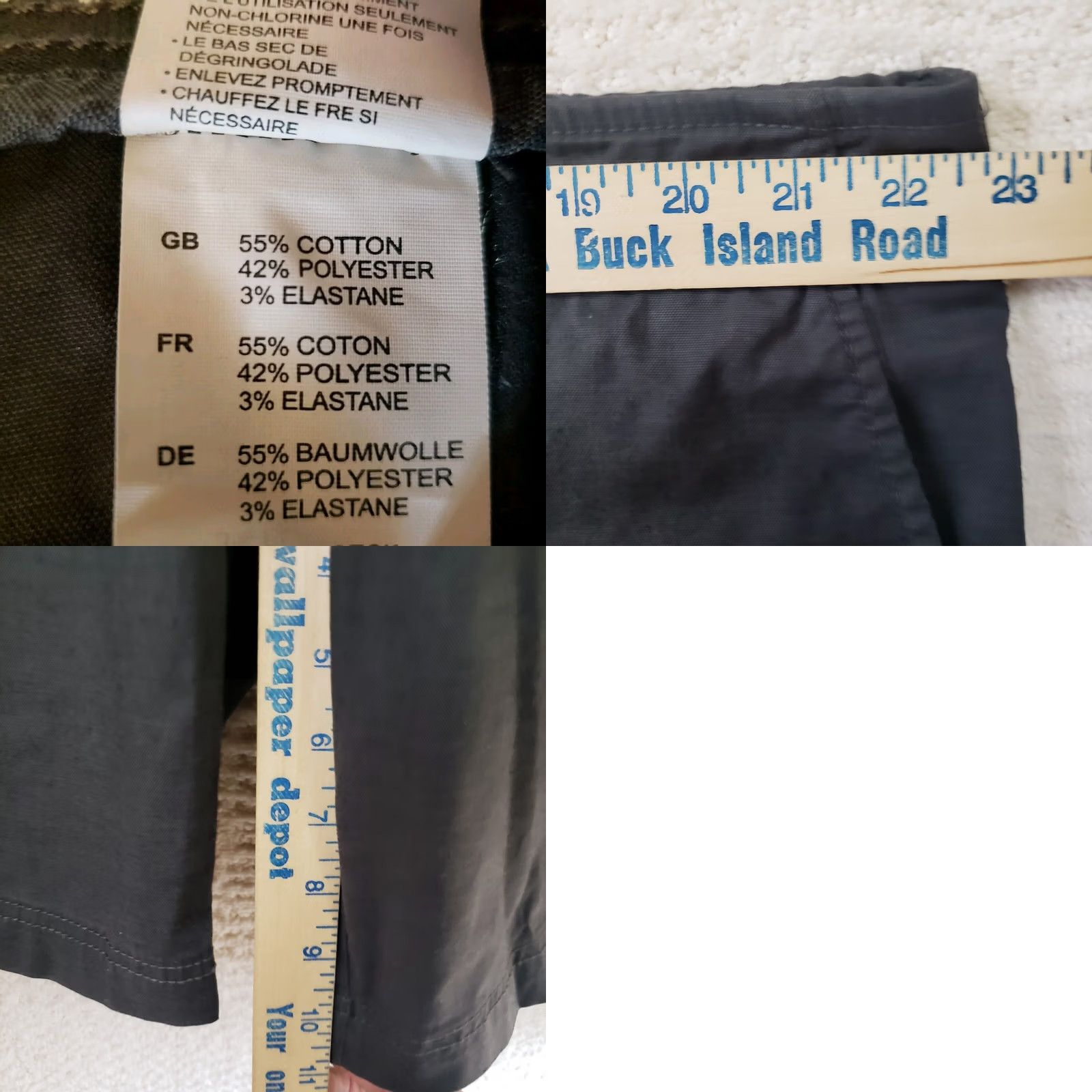 Vintage VINTAGE True Nation Flex Shorts Men Bermuda Flat Front Black 44 Waistband Comfort Mens BERMUDA 90s Size US 44 / EU 60 - 8 Thumbnail