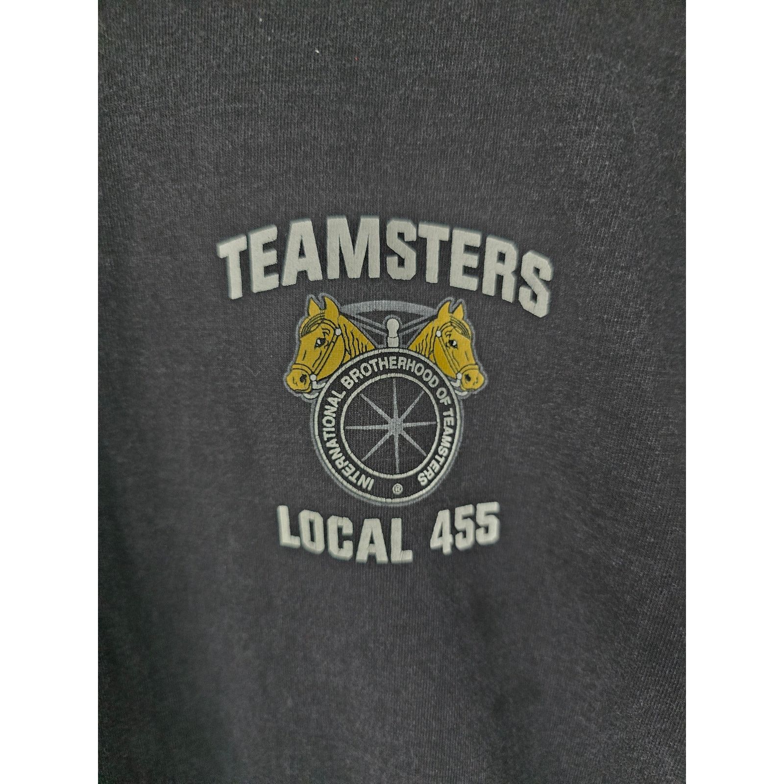Vintage Vintage Teamster Local 455 Support Our Troops Patriotic Tee Size US XL / EU 56 / 4 - 4 Thumbnail