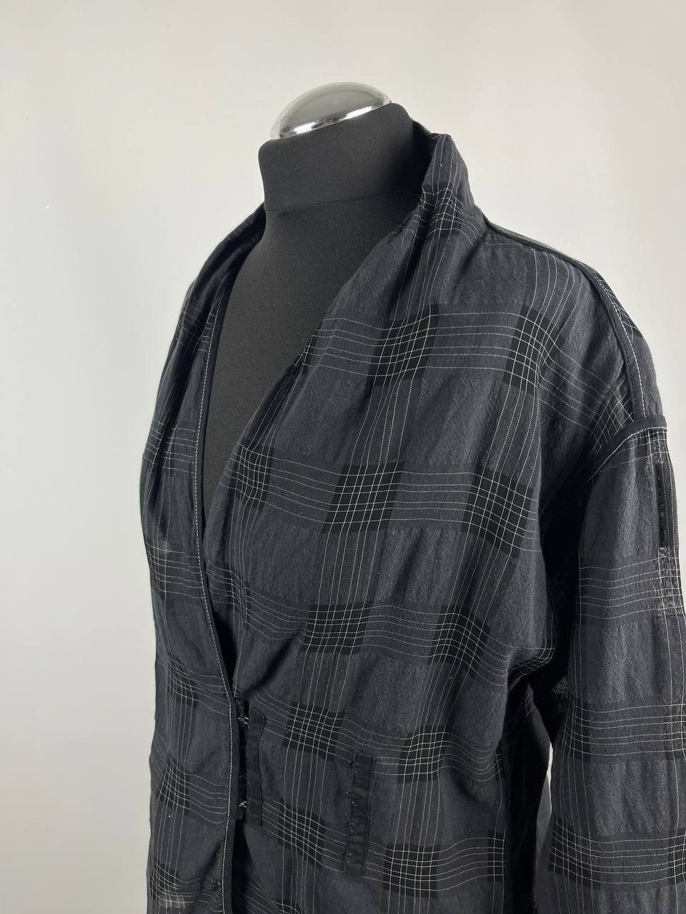 Annette Gortz Annette Görtz Plaid Blazer Avant Garde Hook Fastening Size XS / US 0-2 / IT 36-38 - 4 Thumbnail