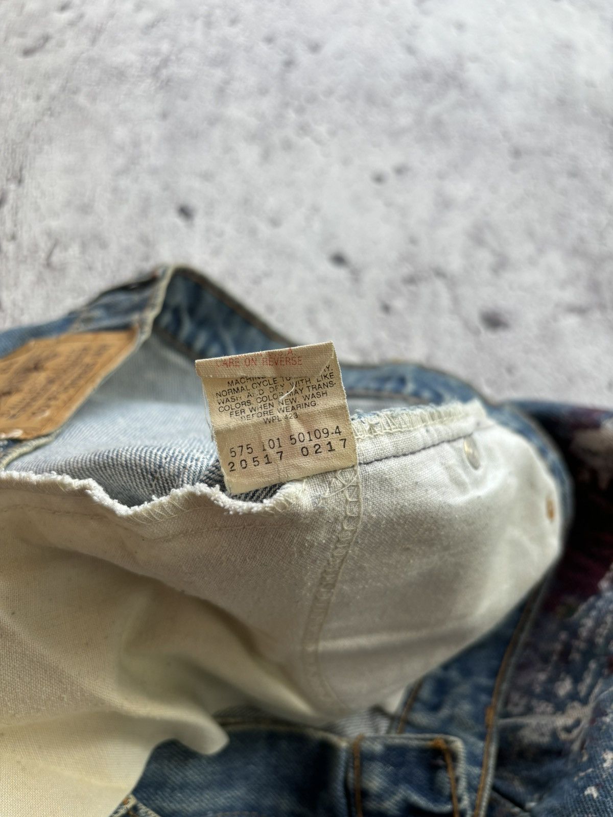 Levi's Vintage Clothing RARE Vintage levis Orange tab Painter style Denim Jeans Size US 34 / EU 50 - 9 Thumbnail