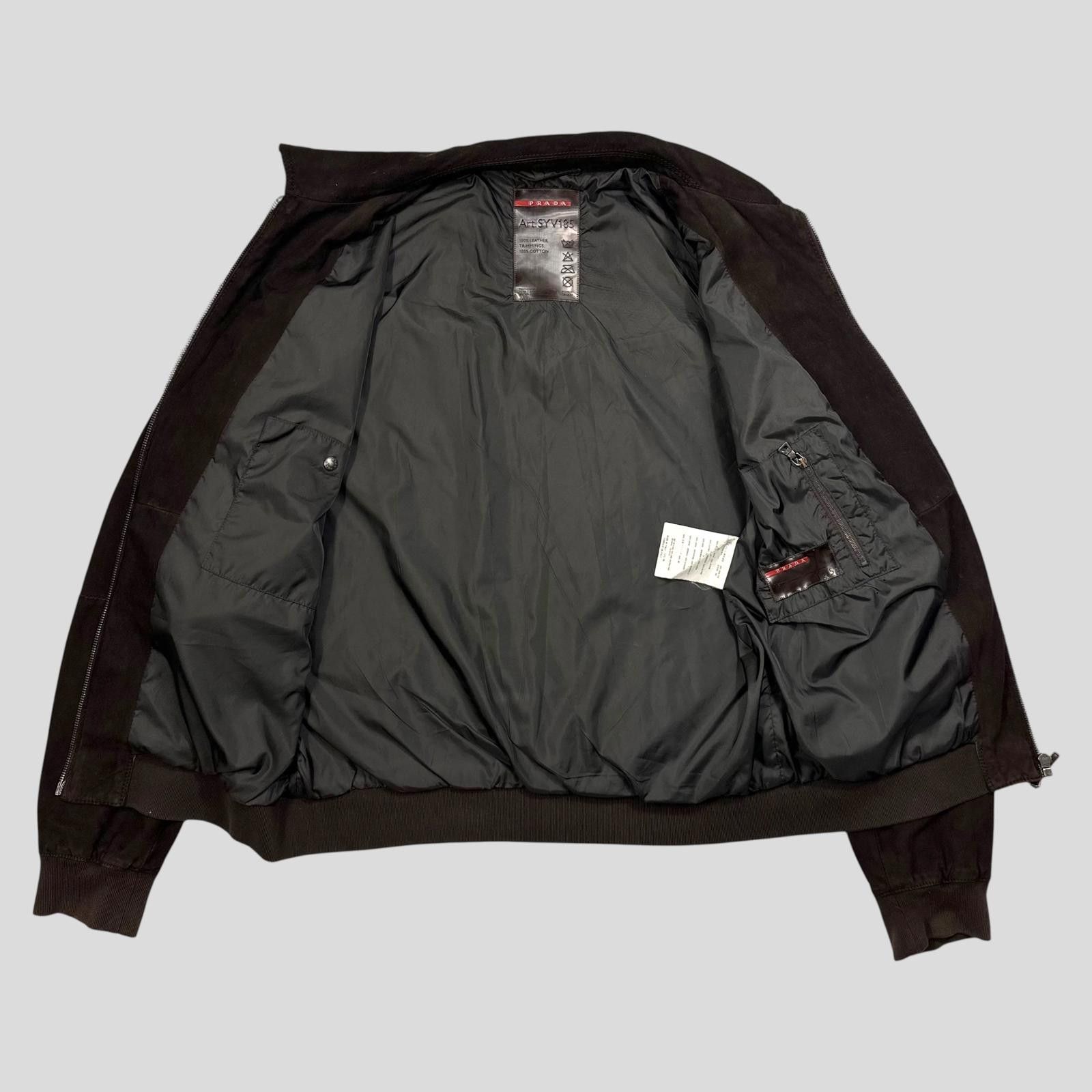 Prada Prada Sport 2006 Leather Suede Perforated Western Jacket - M Size US M / EU 48-50 / 2 - 8 Thumbnail