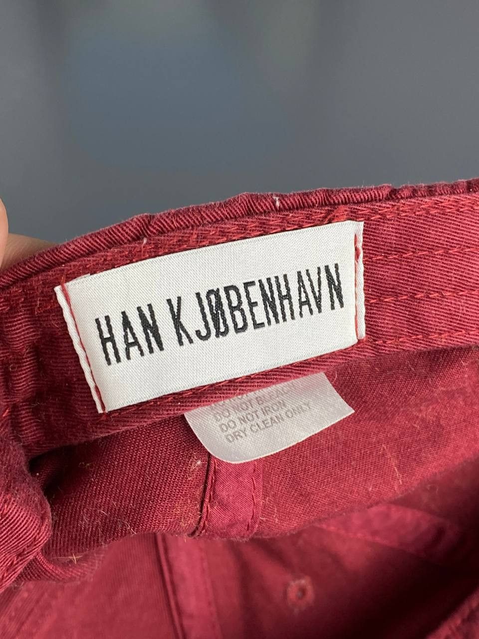 Han Kjobenhavn Han Kjobenhavn Burgundy Embroidered Flowers Trucker Hat Size ONE SIZE - 6 Thumbnail