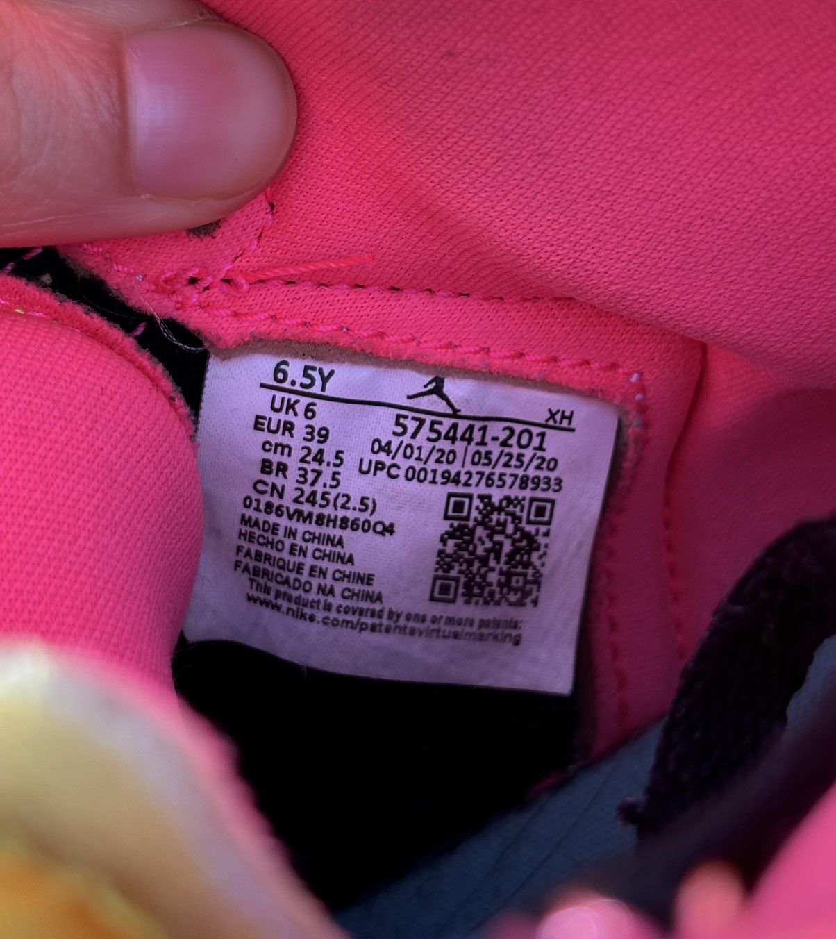 Nike Air Jordan 1 Retro High OG "Bio Hack" - MultiColor Size US 8 / IT 38 - 6 Thumbnail