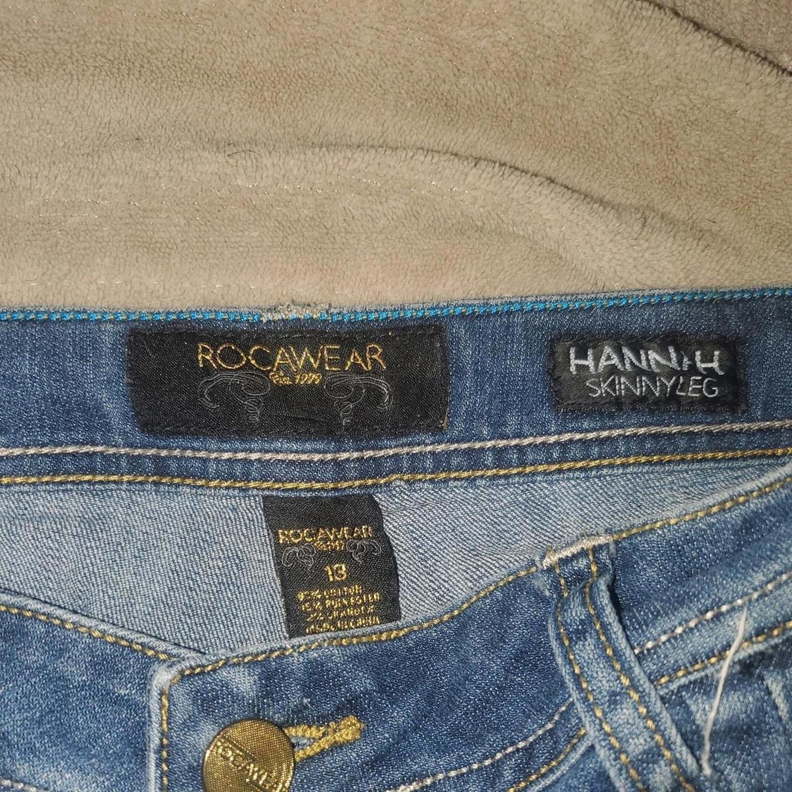 Rocawear Rocawear Women's Blue and Navy Jeans Size 36" / US 14 / IT 50 - 5 Thumbnail