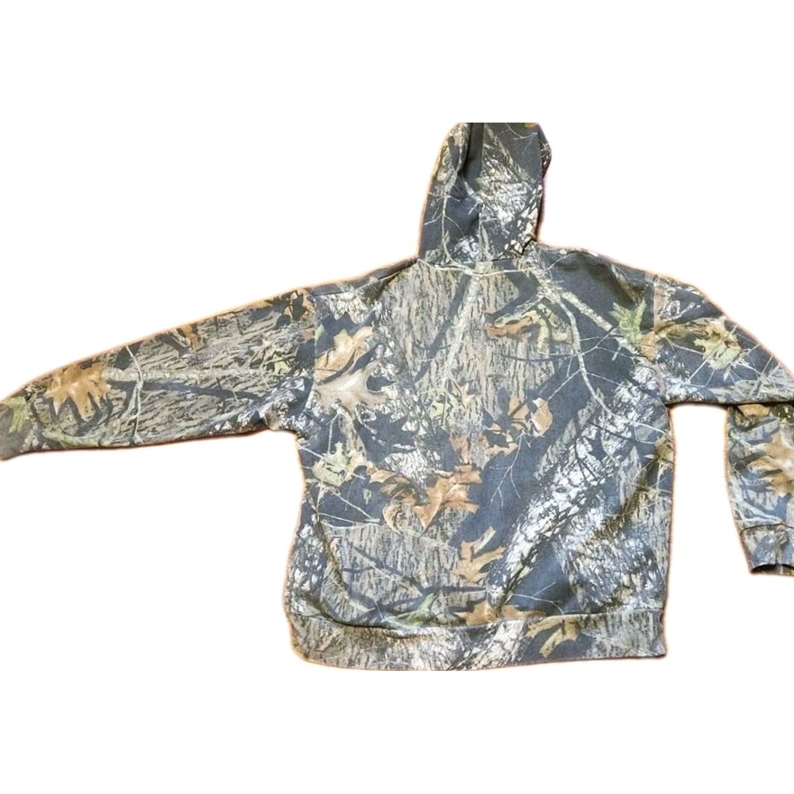 Vintage VINTAGE Mossy Oak Hoodie Mens 2XL Camo Break Up Full Zip Woodstalker Sweatshirt Size US XXL / EU 58 / 5 - 2 Thumbnail
