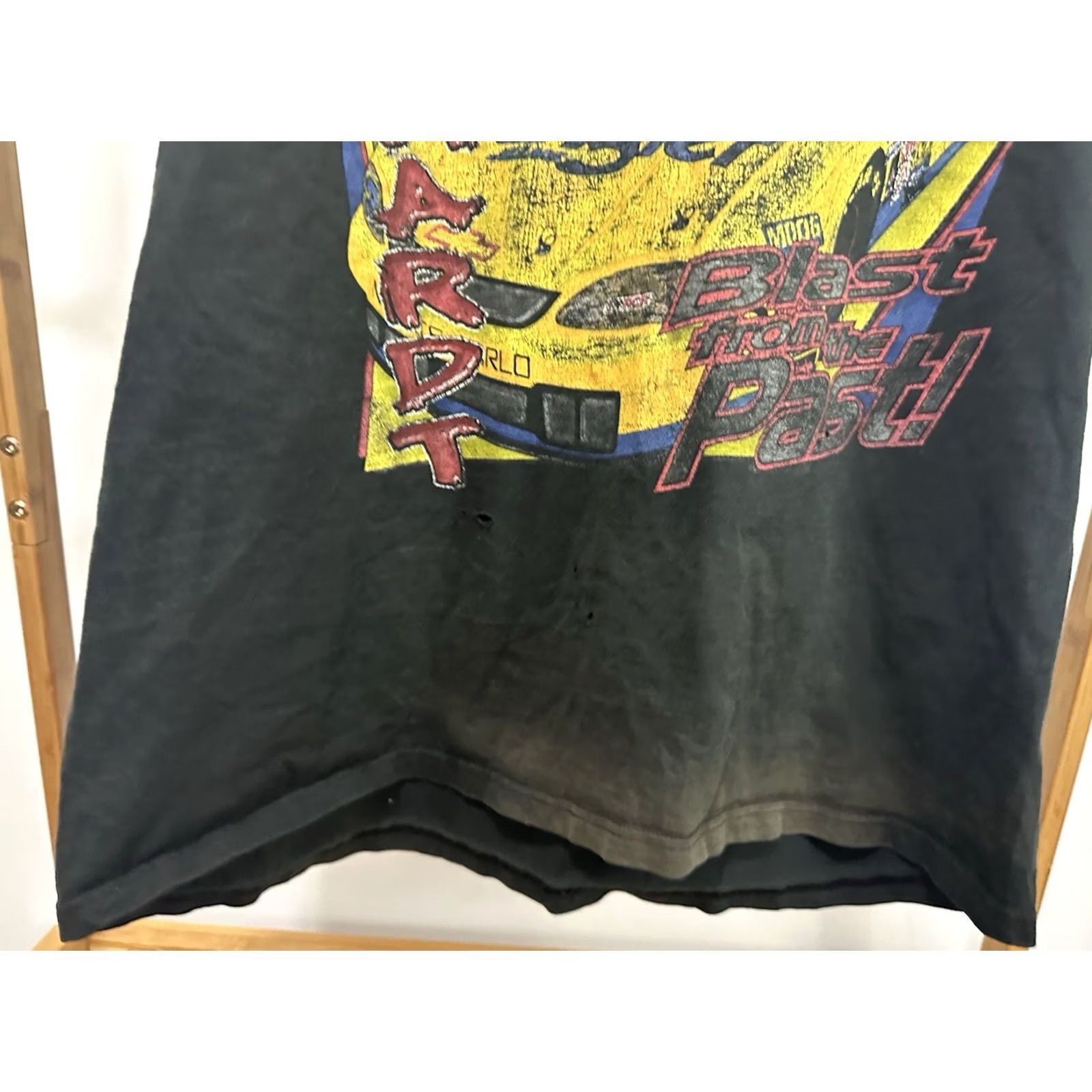 Chase Authentics VINTAGE Chase Authentics Wrangler Dale Earnhardt Nascar Goodwrench Faded Worn Black T-Shirt L Mens NASCAR Shirt Size US L / EU 52-54 / 3 - 6 Thumbnail