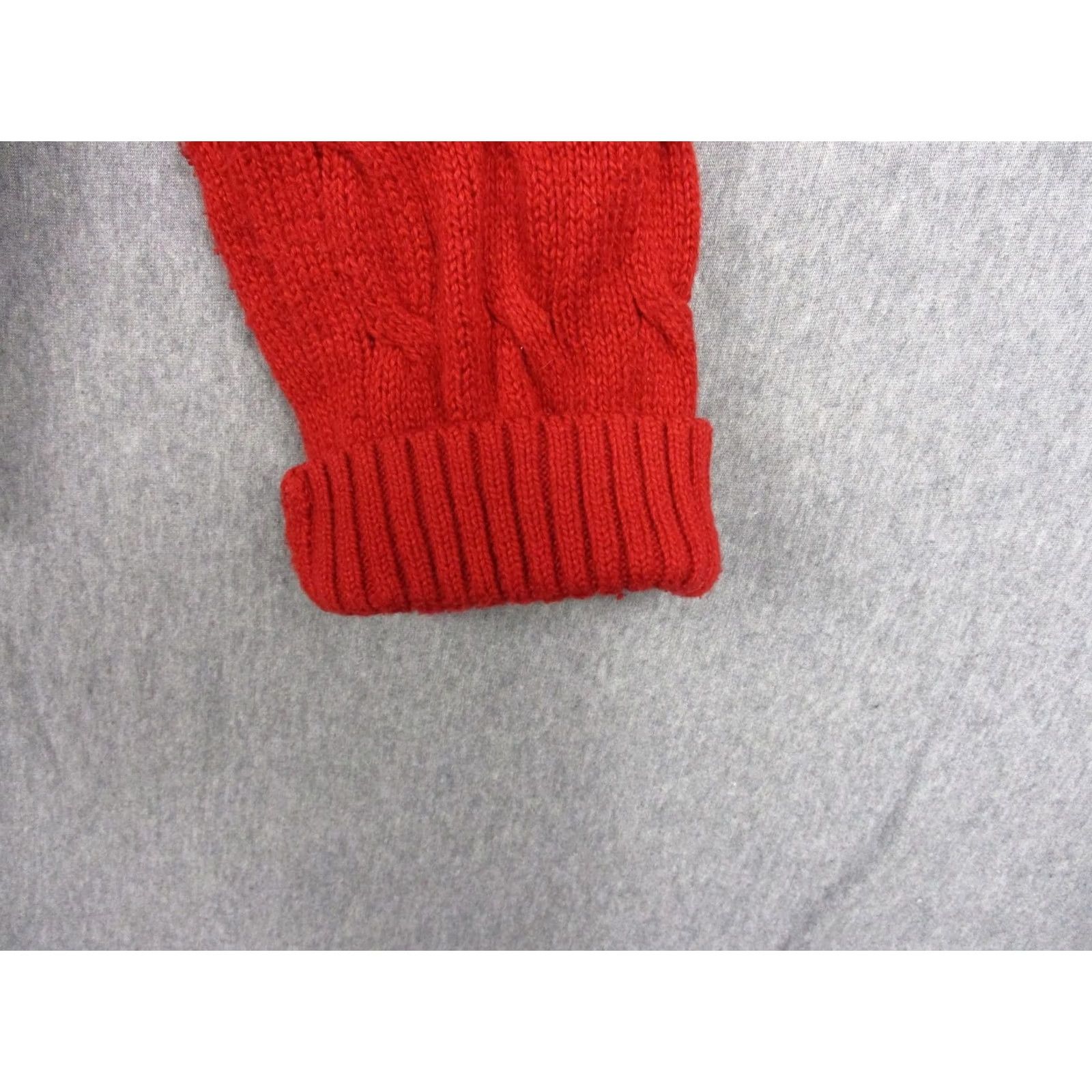 Polo Ralph Lauren Polo Ralph Lauren Sweater Mens XL Red Cable-Knit Crewneck Pullover Pony Logo -- Cotton Knit Size US XL / EU 56 / 4 - 6 Thumbnail