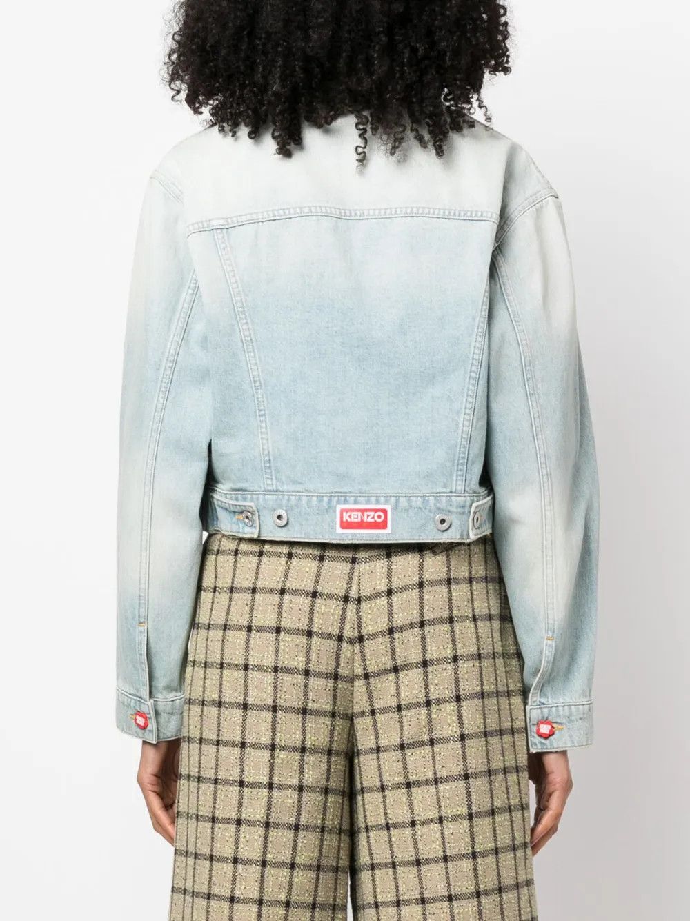 Kenzo o1y1025 Denim Jacket in Blue Size L / US 10 / IT 46 - 4 Thumbnail