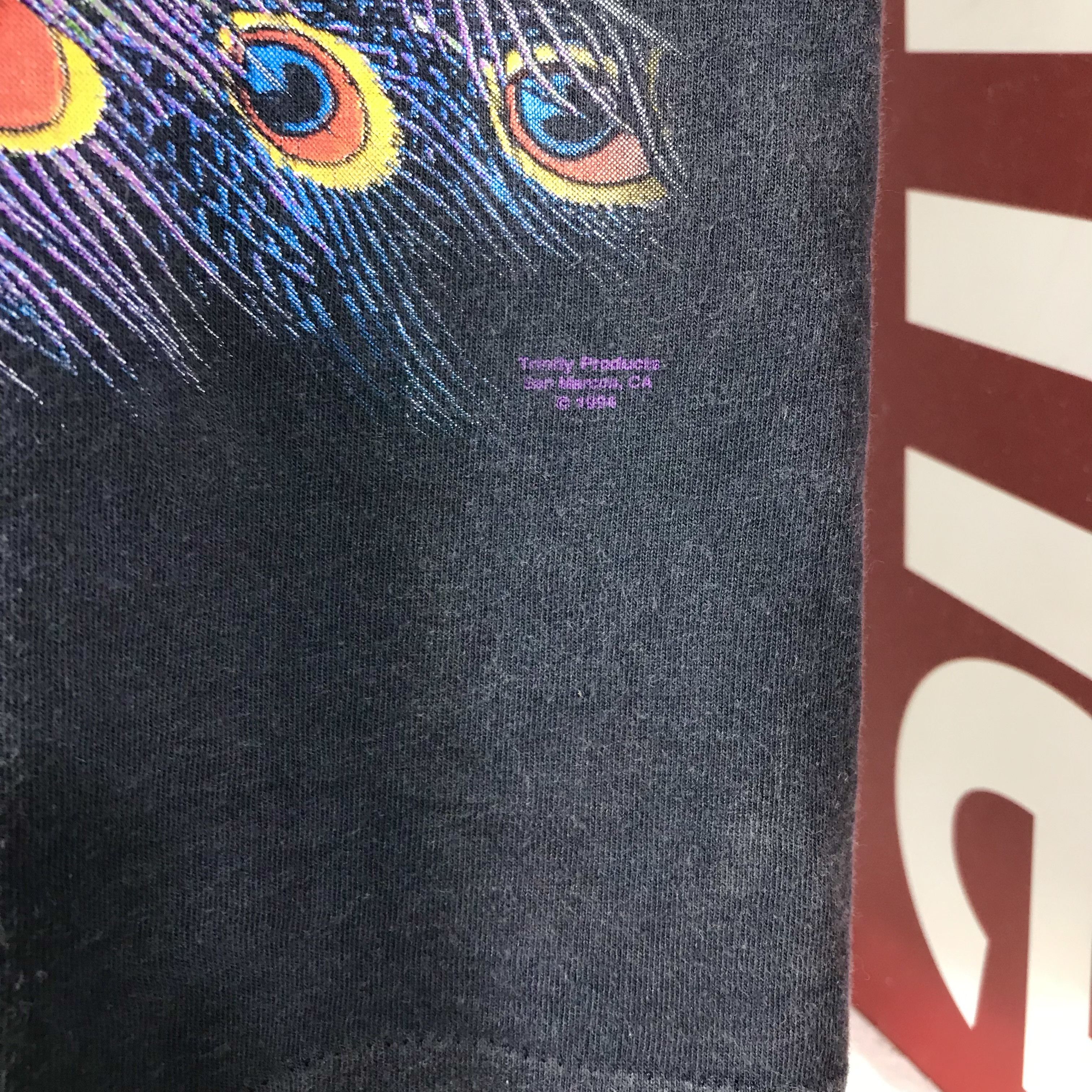 Habitat Rare 90s peacock habitat all overprint shirt liquid blue Size US XL / EU 56 / 4 - 5 Thumbnail