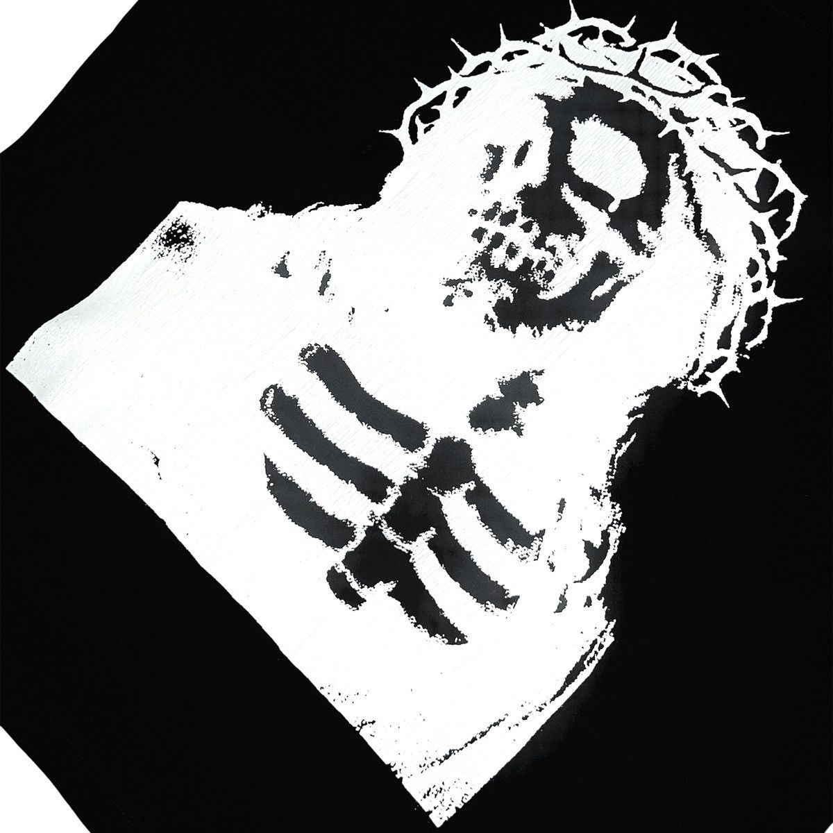 Number (N)ine Number (N)ine SS06 RE Skeleton Jesus Thorned Crown Tee Size US XL / EU 56 / 4 - 2 Thumbnail