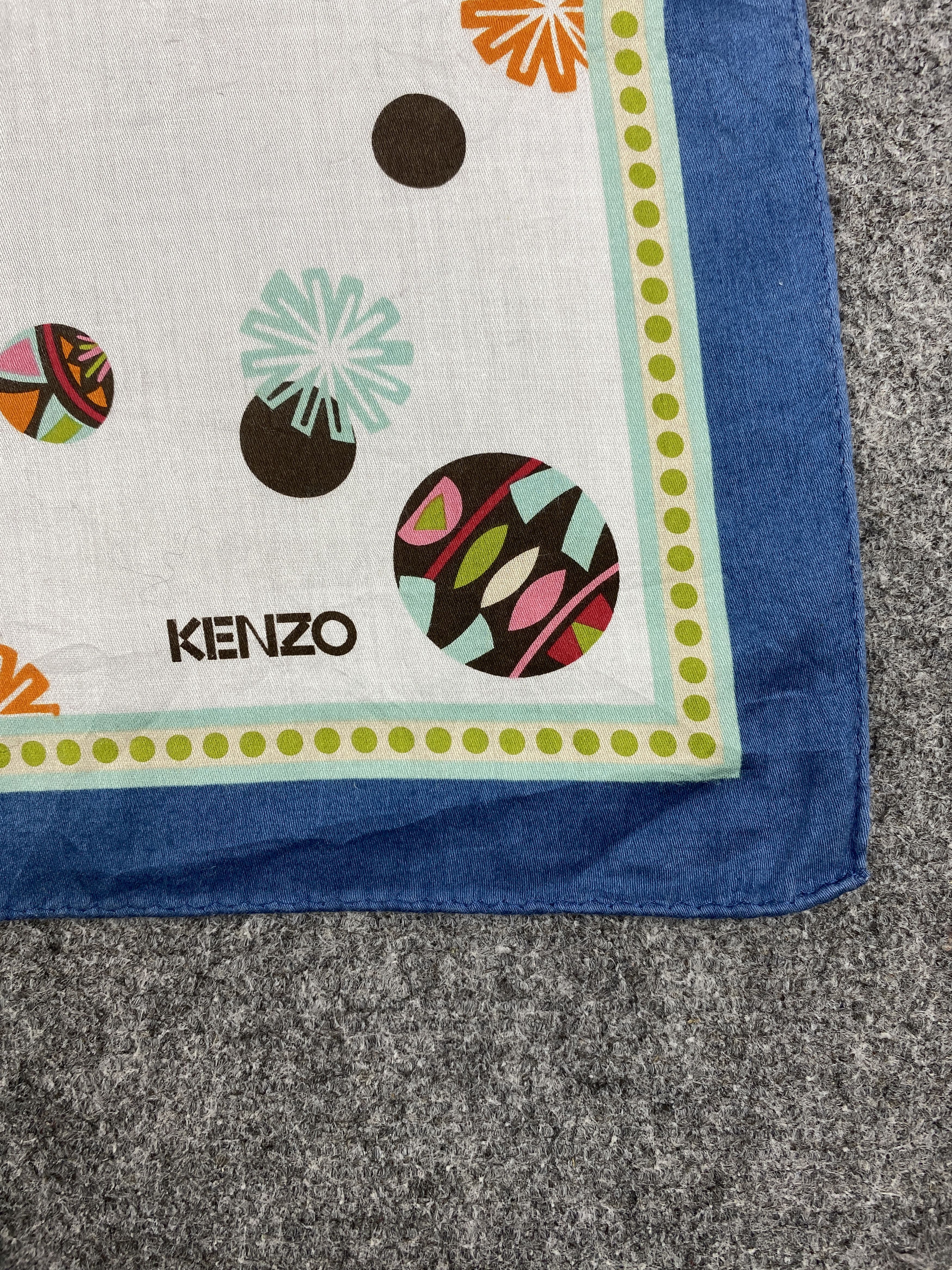 Kenzo Vintage Kenzo Handkerchief Neckerchief HKC0366 Size ONE SIZE - 5 Thumbnail