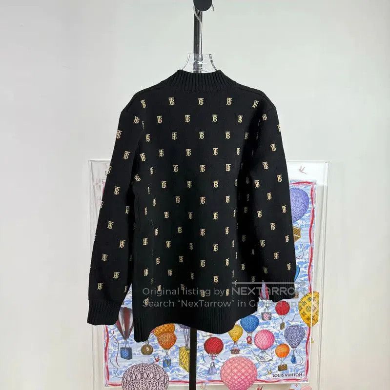 Burberry Burberry Women's Colorblock Wool Cardigan. Size S / US 4 / IT 40 - 2 Thumbnail