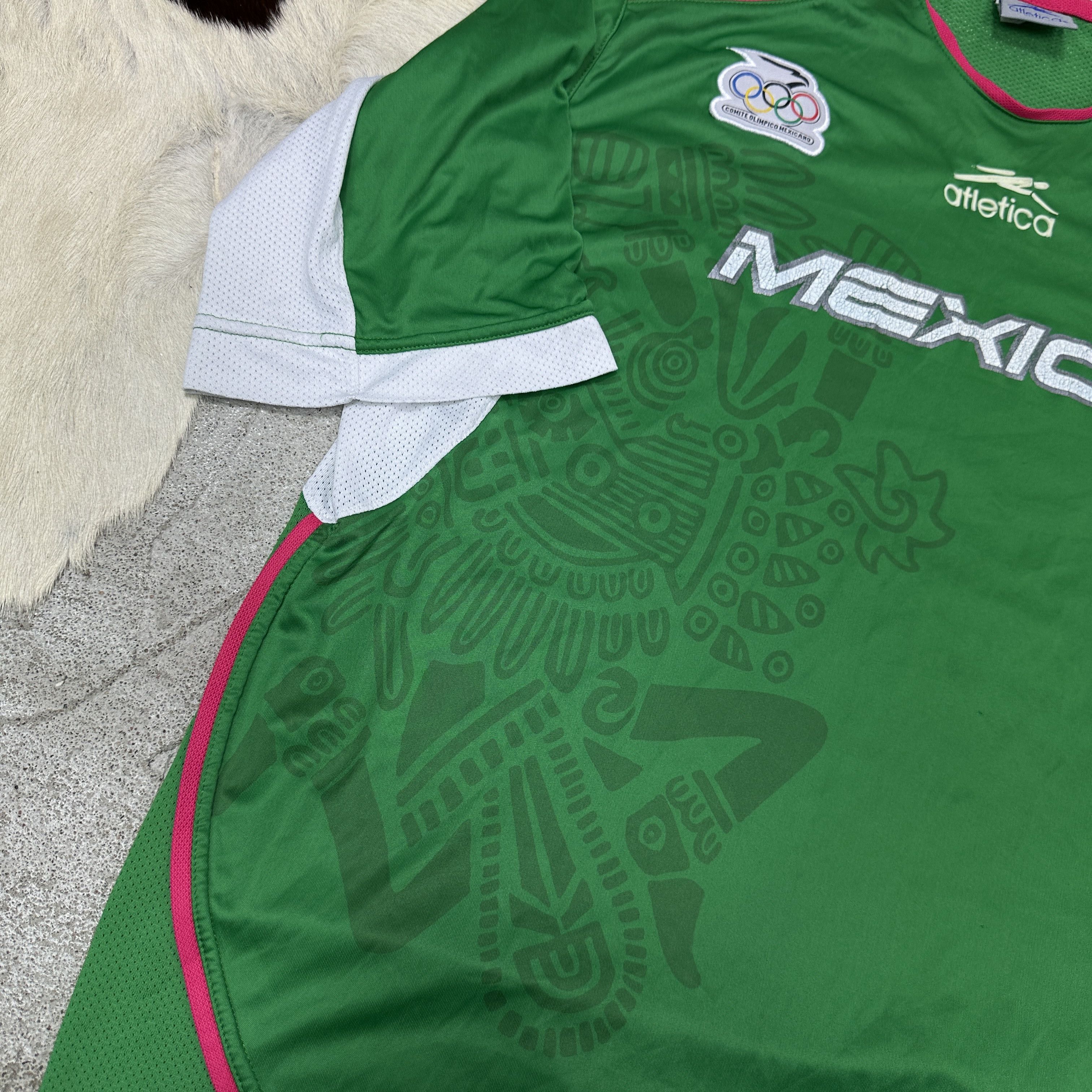 Atletica Vintage Atletica Mexico Olympic Games Athens 2004 Jersey Size US L / EU 52-54 / 3 - 3 Thumbnail