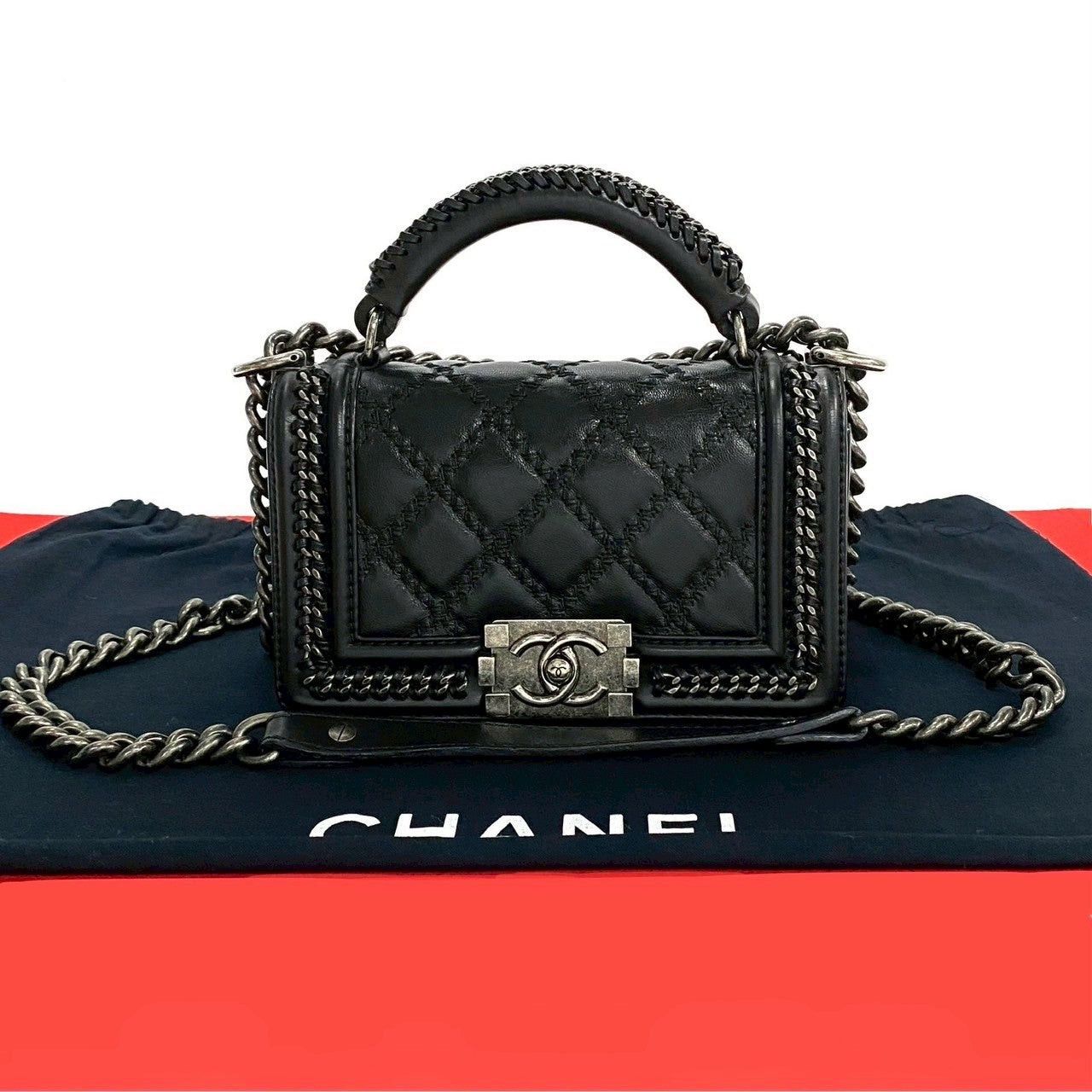Chanel Chanel Shoulder Bag Black Leather Size ONE SIZE - 1 Thumbnail