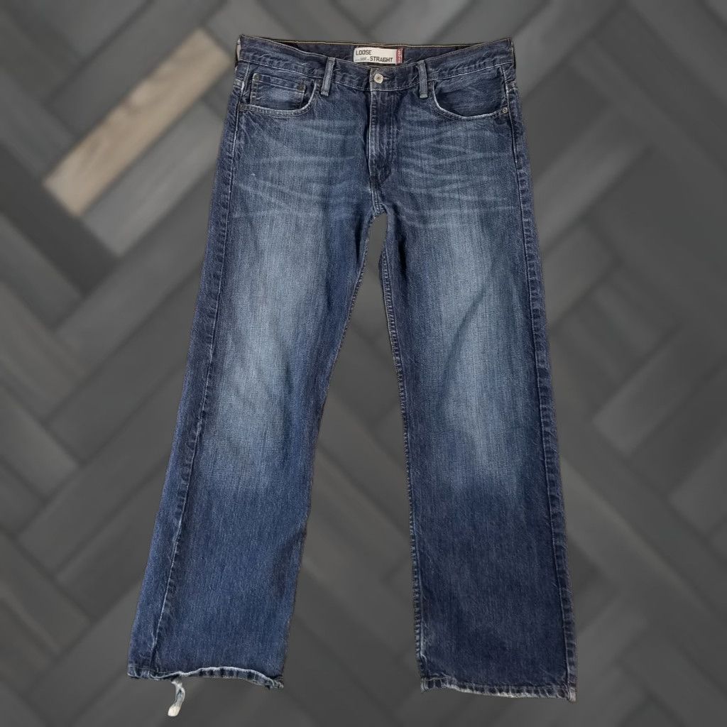 Levi's 569 Jeans Mens Regular Fit Straight Leg Denim W34 L32