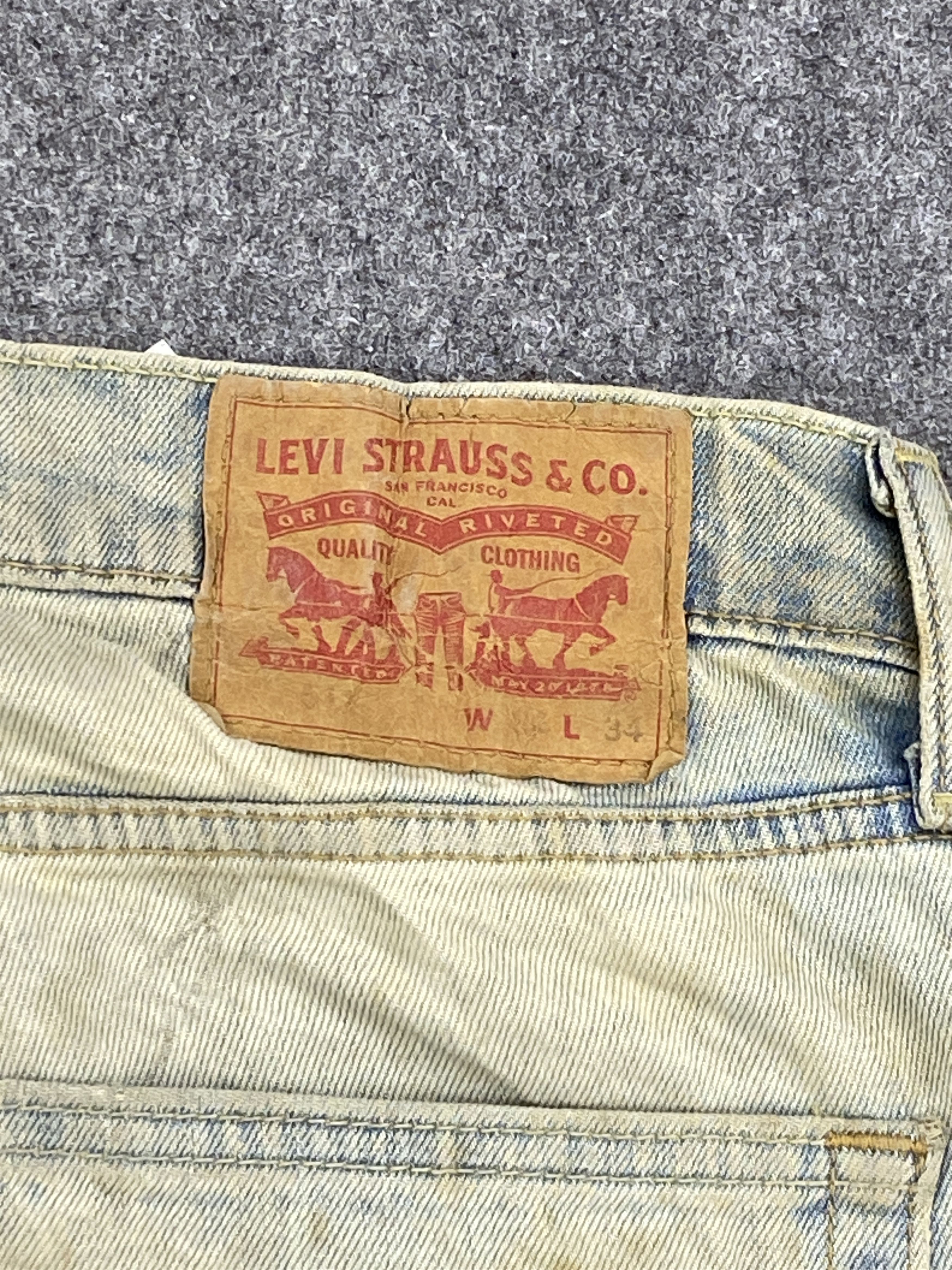 Levi's × Vintage Rusty Vintage Levis 511 Blue Jeans DP2610 Size US 35 - 5 Thumbnail