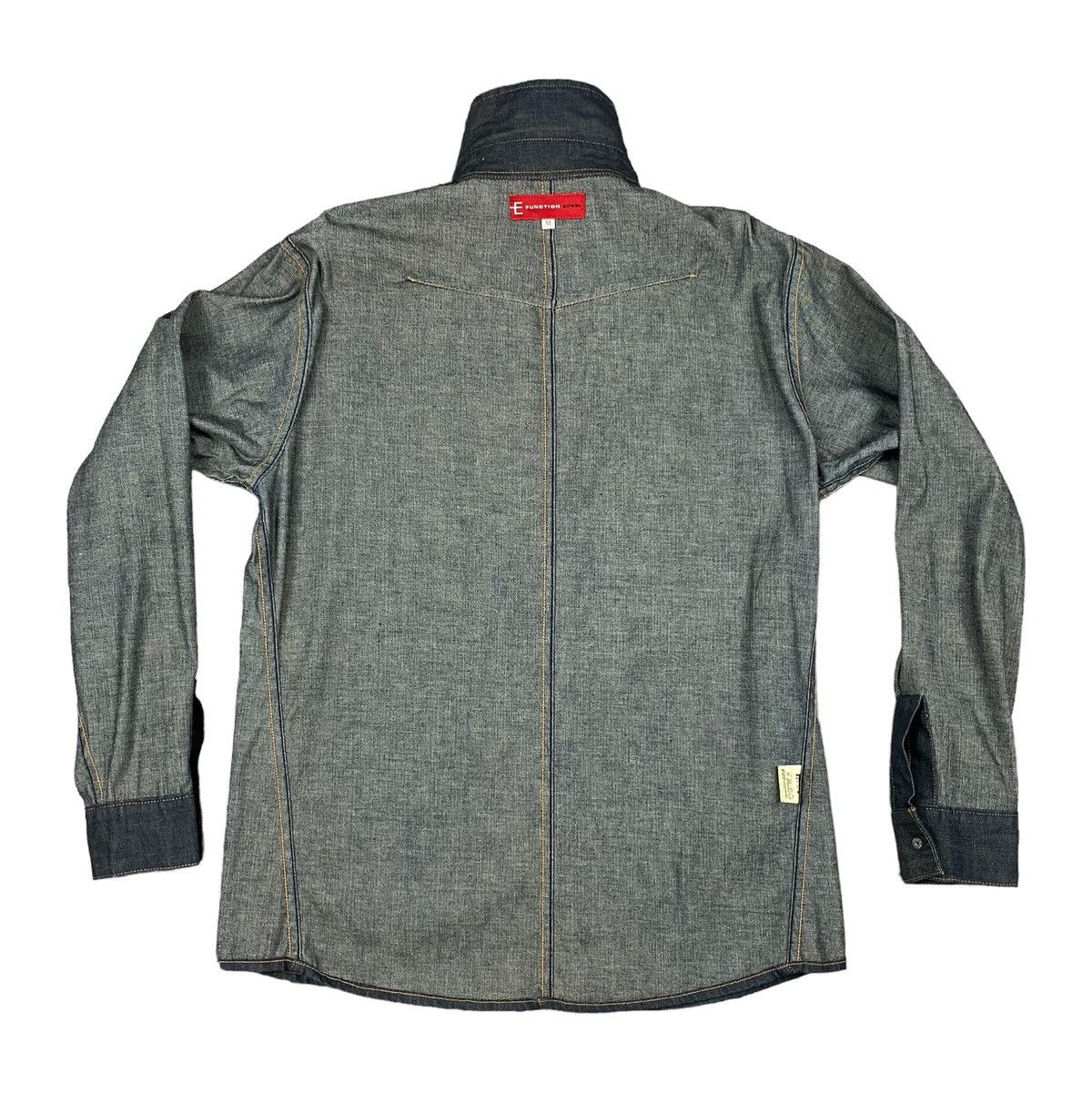 Edwin × Vintage Vintage E Function Edwin Denim Shirt Size US M / EU 48-50 / 2 - 4 Thumbnail