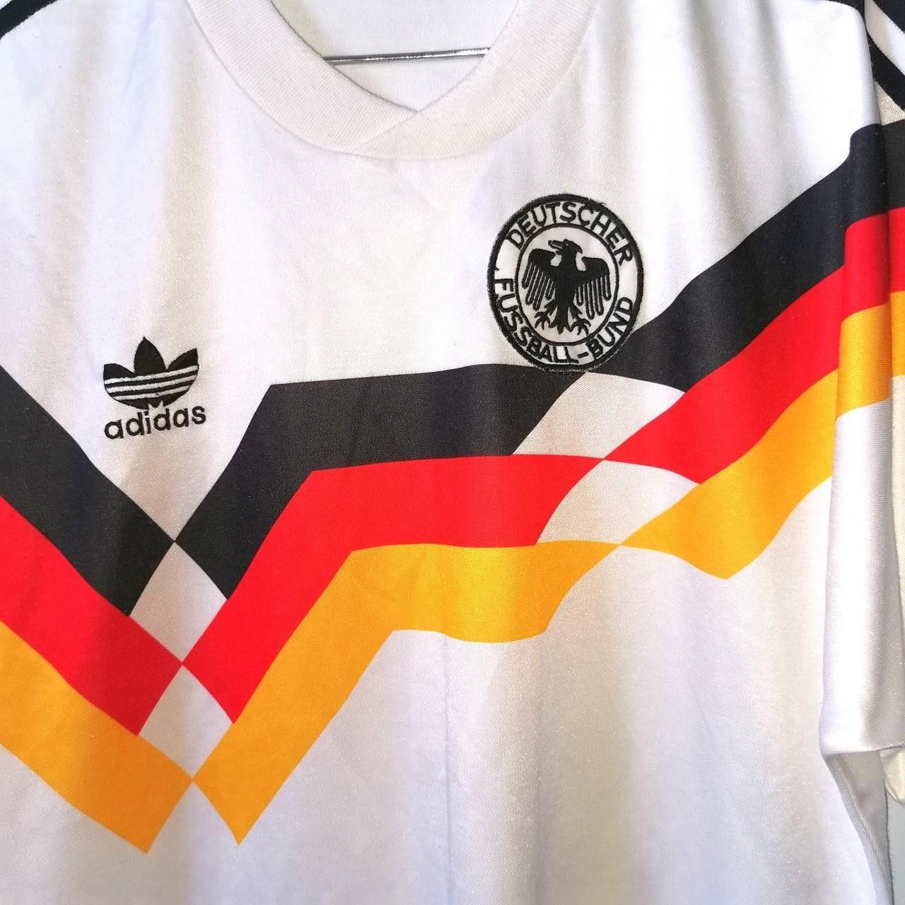 Adidas Germany 1988 1989 1990 Home Shirt Jersey Size US XL / EU 56 / 4 - 3 Thumbnail