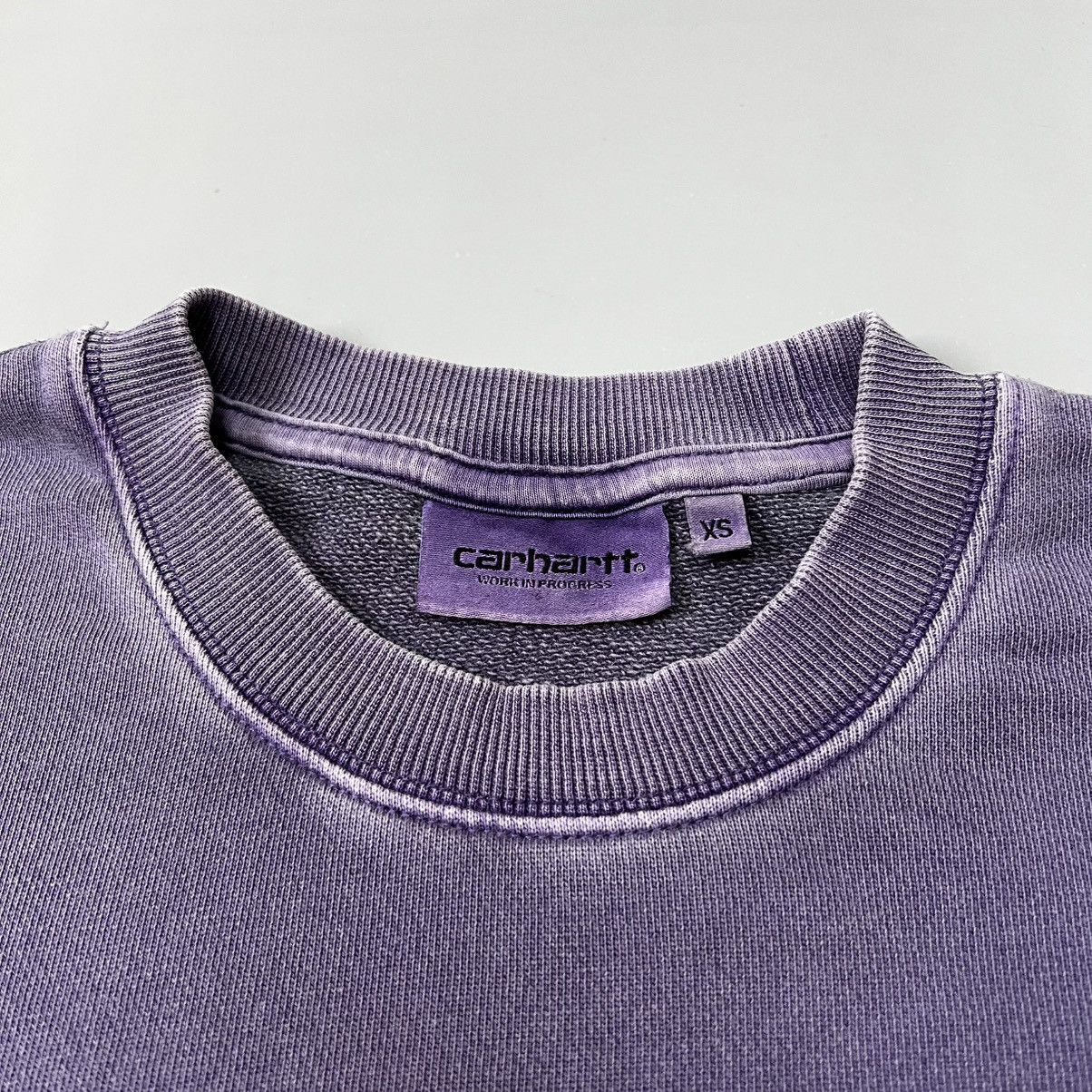 Carhartt × Carhartt Wip Carhartt WIP washed purple sweatshirt Size US XS / EU 42 / 0 - 3 Thumbnail