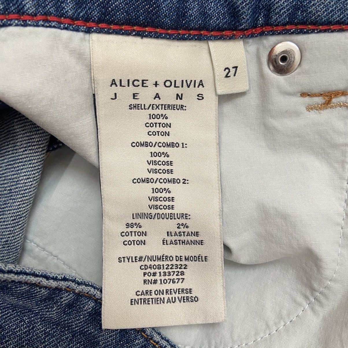 Alice + Olivia NWT Alice + Olivia Plaid Denim Mini Skirt Size 27 Size 27" / US 4 / IT 40 - 7 Thumbnail