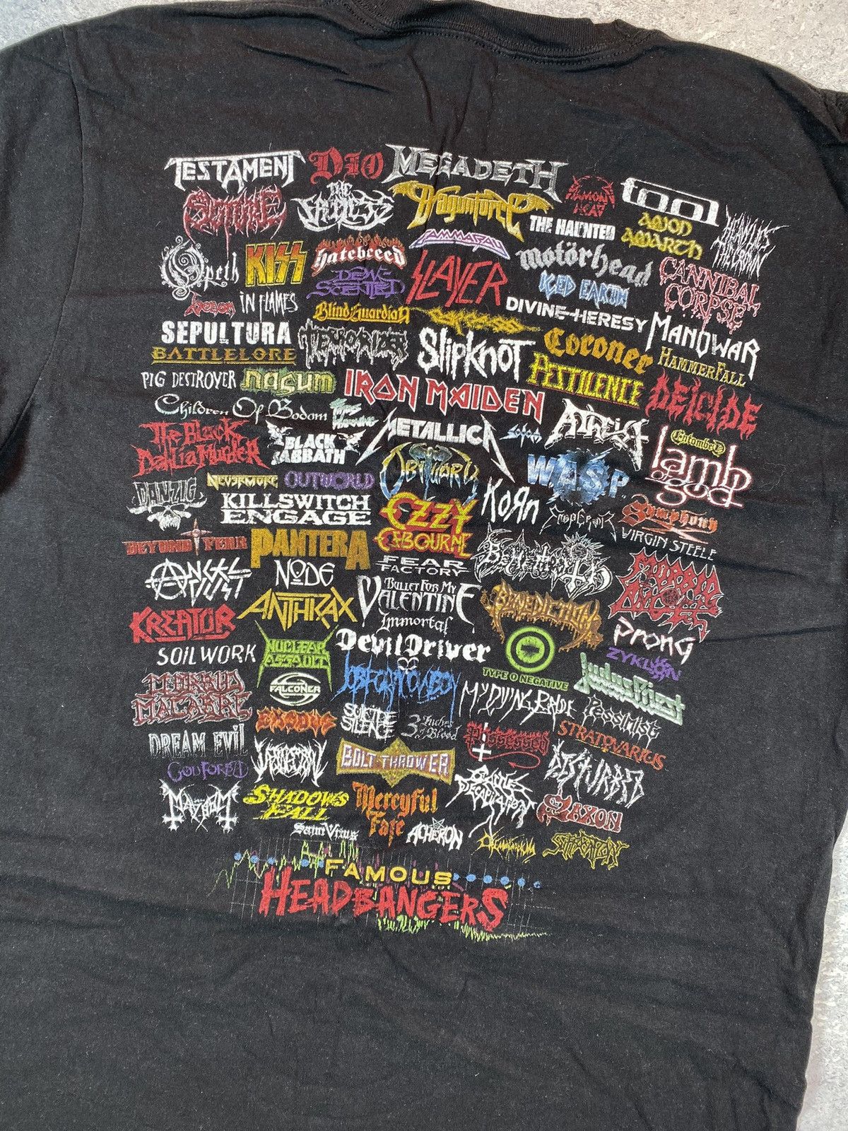 Band Tees × Vintage Taboo Famous HeadBangers Rock Band T-Shirt With Big Logo Size US L / EU 52-54 / 3 - 6 Thumbnail