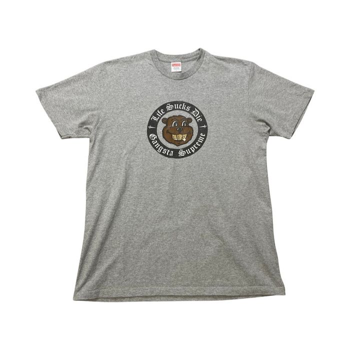 Supreme Supreme LSD 'Life Sucks Die' Grey Tee Size L | Grailed