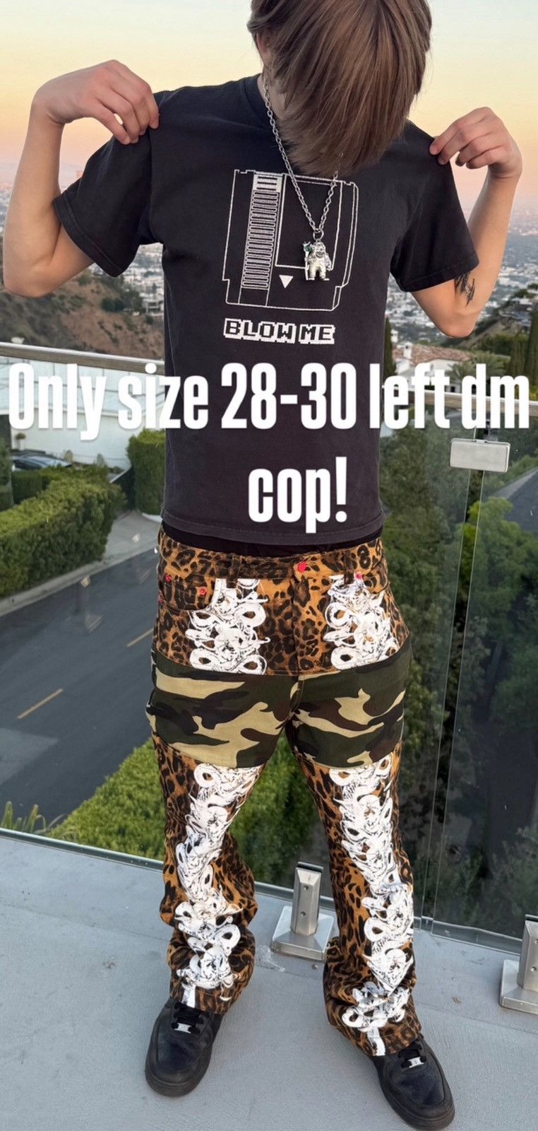 Other Nothing Into Something Camo Denim Size US 30 / EU 46 - 16 Thumbnail
