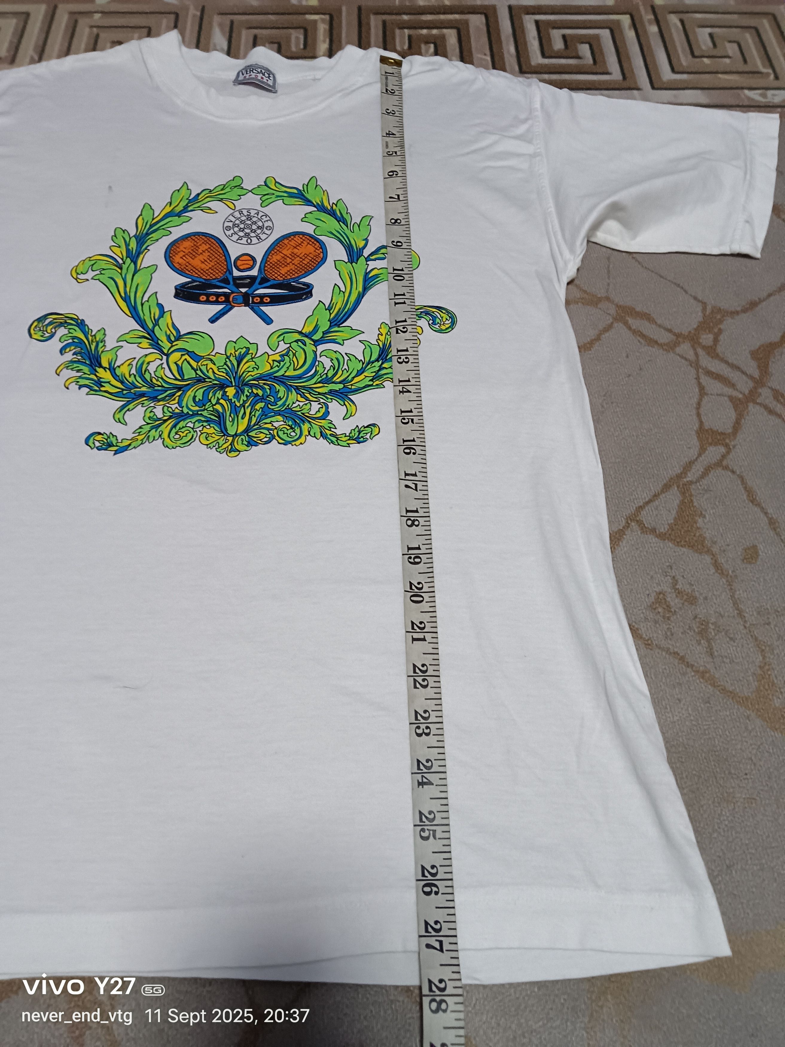 Versace VINTAGE VERSACE TENNIS SPORTS Size US S / EU 44-46 / 1 - 6 Thumbnail