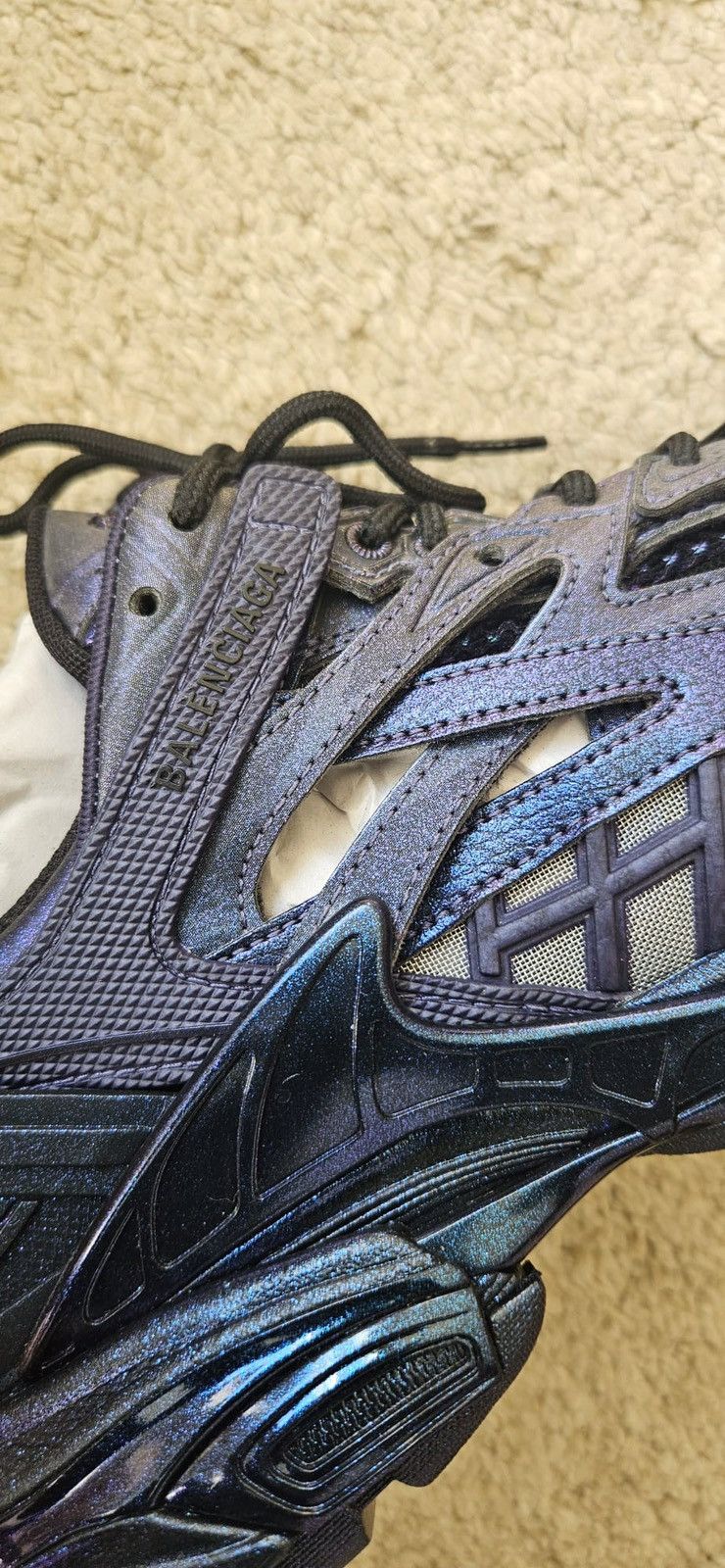 Balenciaga Balenciaga track 2 Metallic purple Size US 10 / IT 40 - 8 Thumbnail