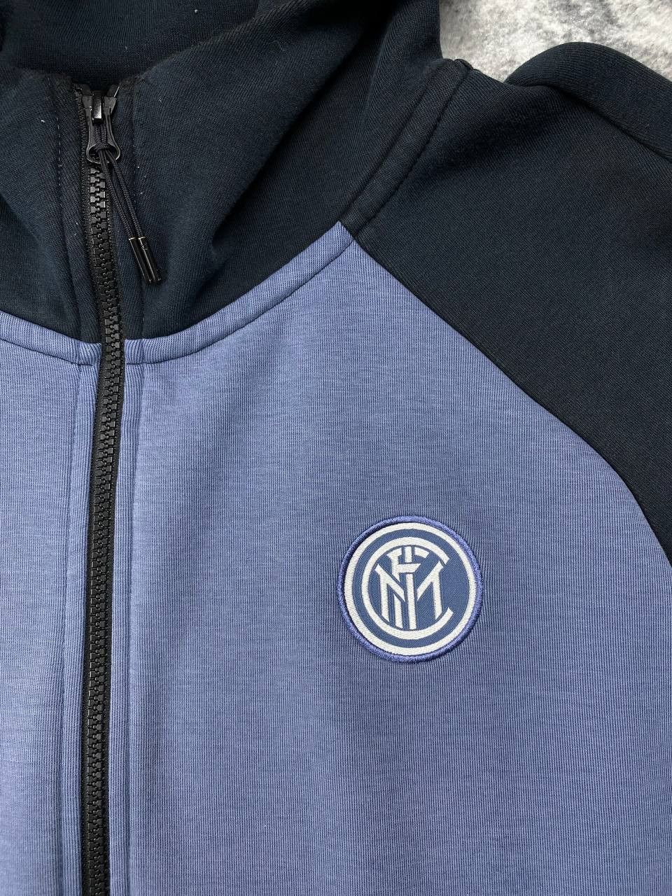 Nike Nike Inter Milan FC Tech Fleece Full Zip Hooded Size US XL / EU 56 / 4 - 4 Thumbnail