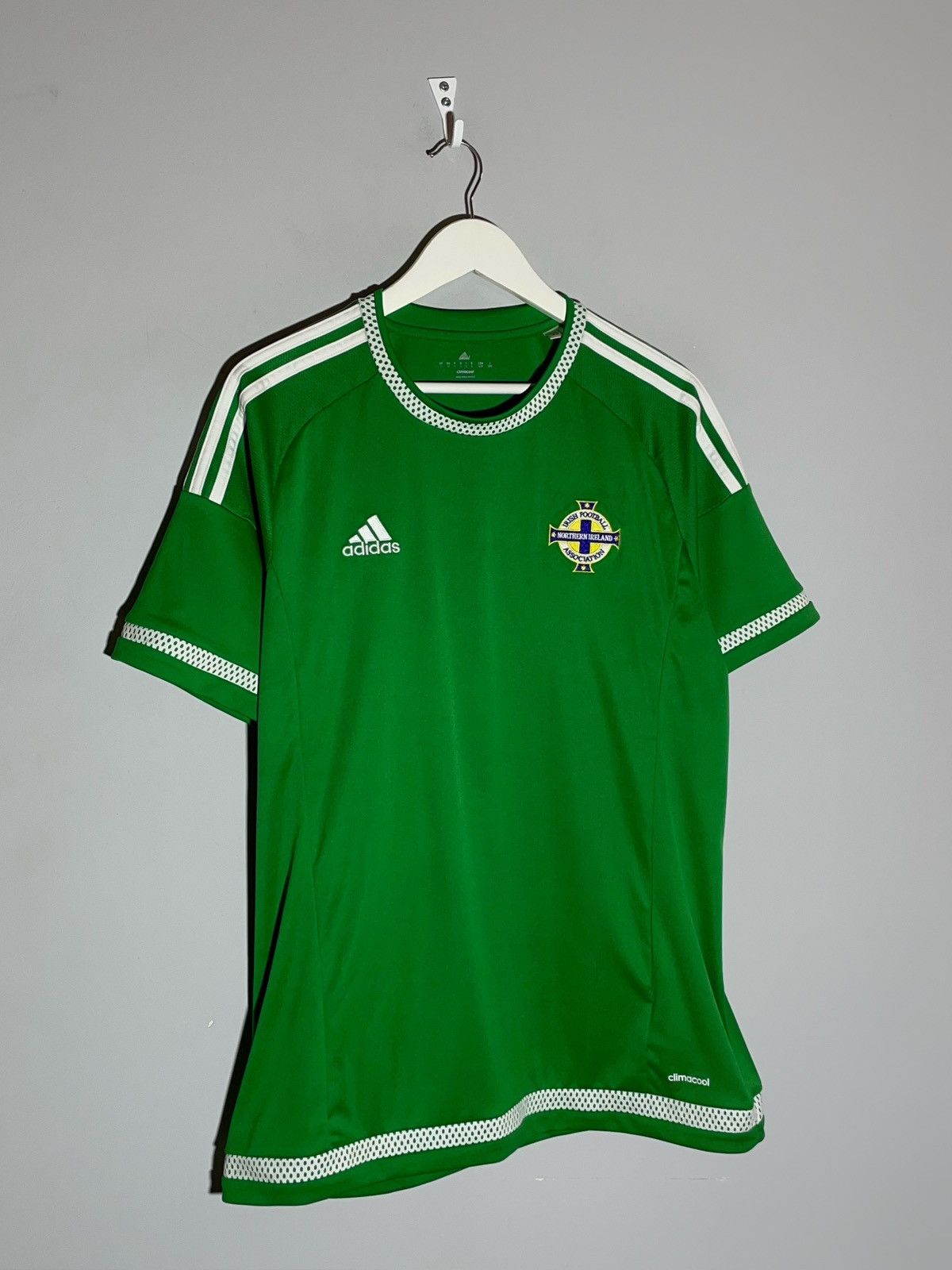 Adidas National Team Northern Ireland 2015/16 Adidas Football Shirt Size US L / EU 52-54 / 3 - 2 Thumbnail
