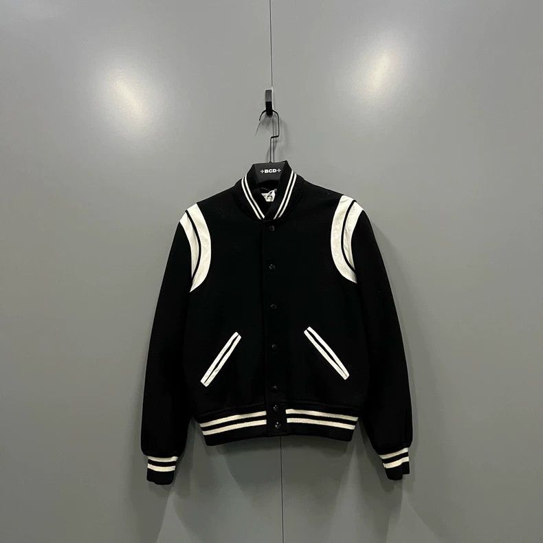 Saint Laurent Paris saint Laurent parisBlack and white Teddy jacket 2503-Nexta Size US S / EU 44-46 / 1 - 1 Thumbnail