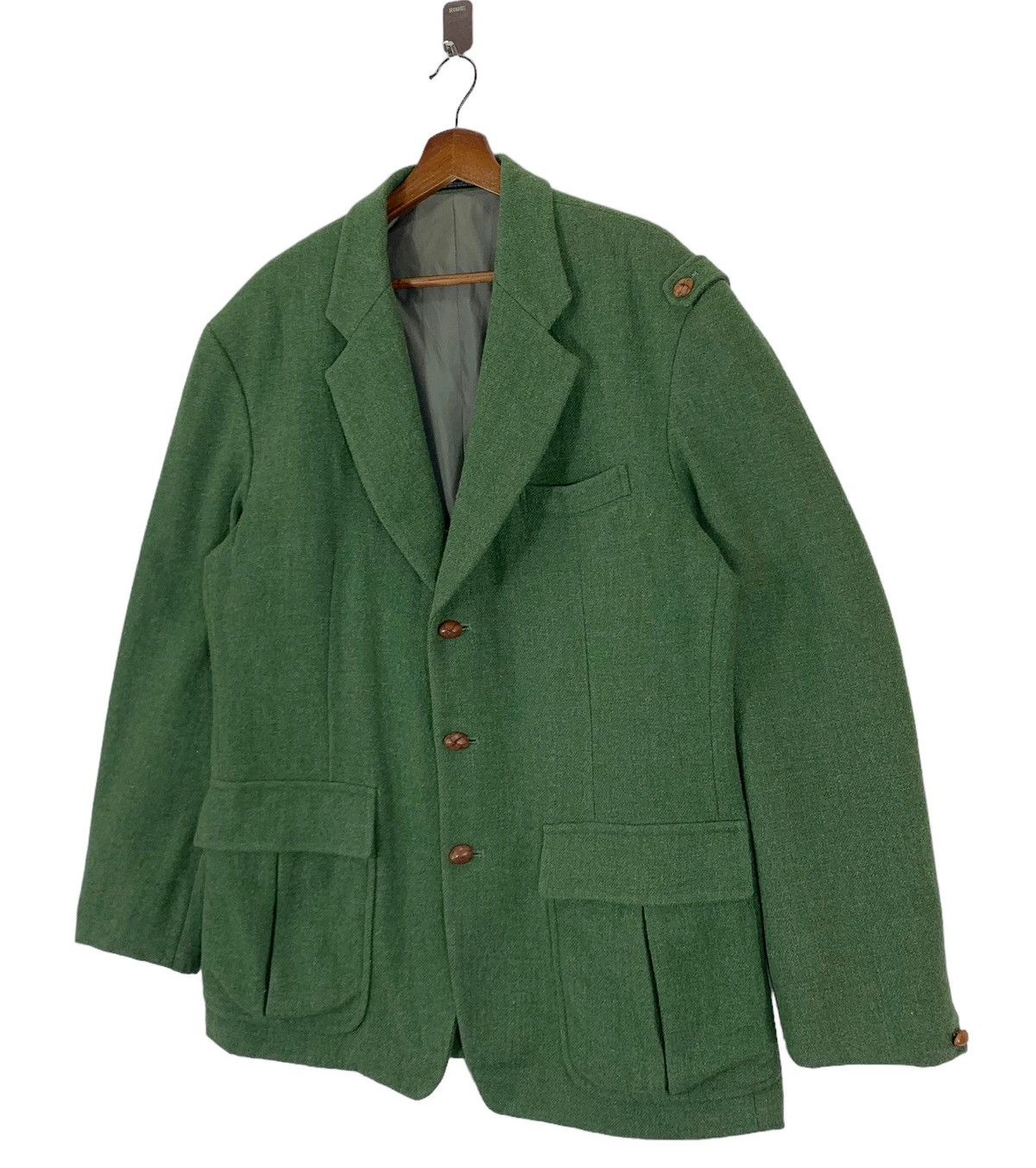Yohji Yamamoto 80s YOHJI YAMAMOTO POUR HOMME SAMPLE LABEL COAT Size US S / EU 44-46 / 1 - 3 Thumbnail