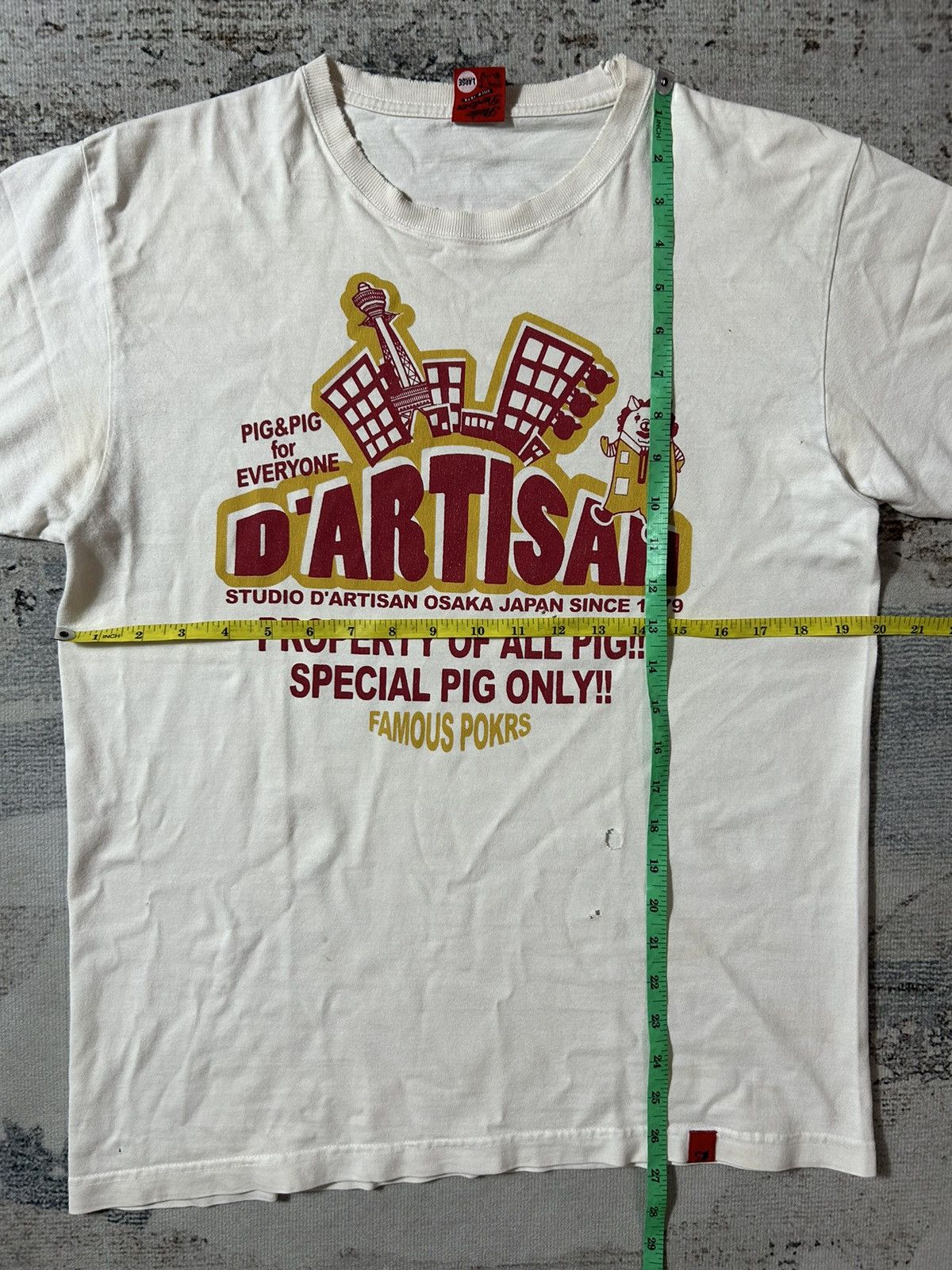 Japanese Brand × Studio D'Artisan × Vintage Vintage Studio D'artisan Special Pig T shirt Size US L / EU 52-54 / 3 - 12 Thumbnail
