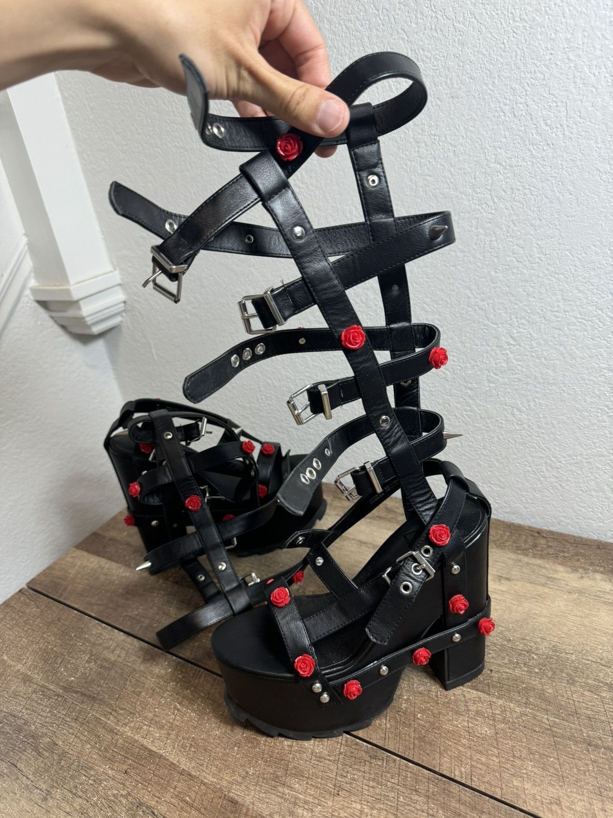 Other YRU Nightcall Hi Platform Heels Rose NEW Womens Size 8 Size US 8 / IT 38 - 2 Thumbnail