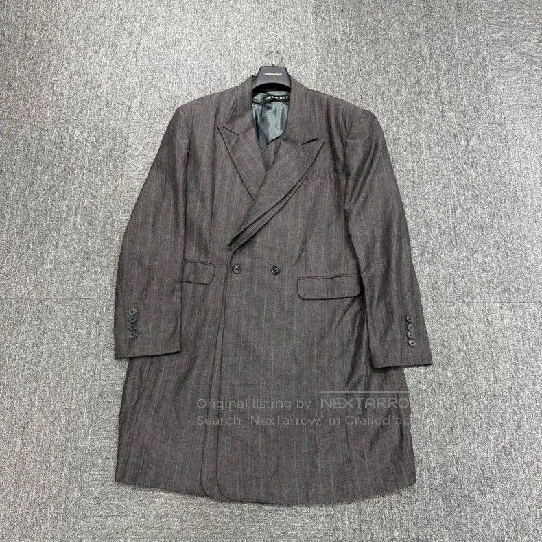 Y/Project Y/Project Stripe Wool Coat. Size US M / EU 48-50 / 2 - 1 Thumbnail