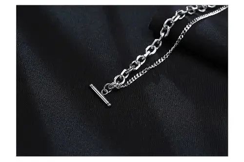 Jewelry 19cm Doube Chains Bracelets Size ONE SIZE - 2 Thumbnail