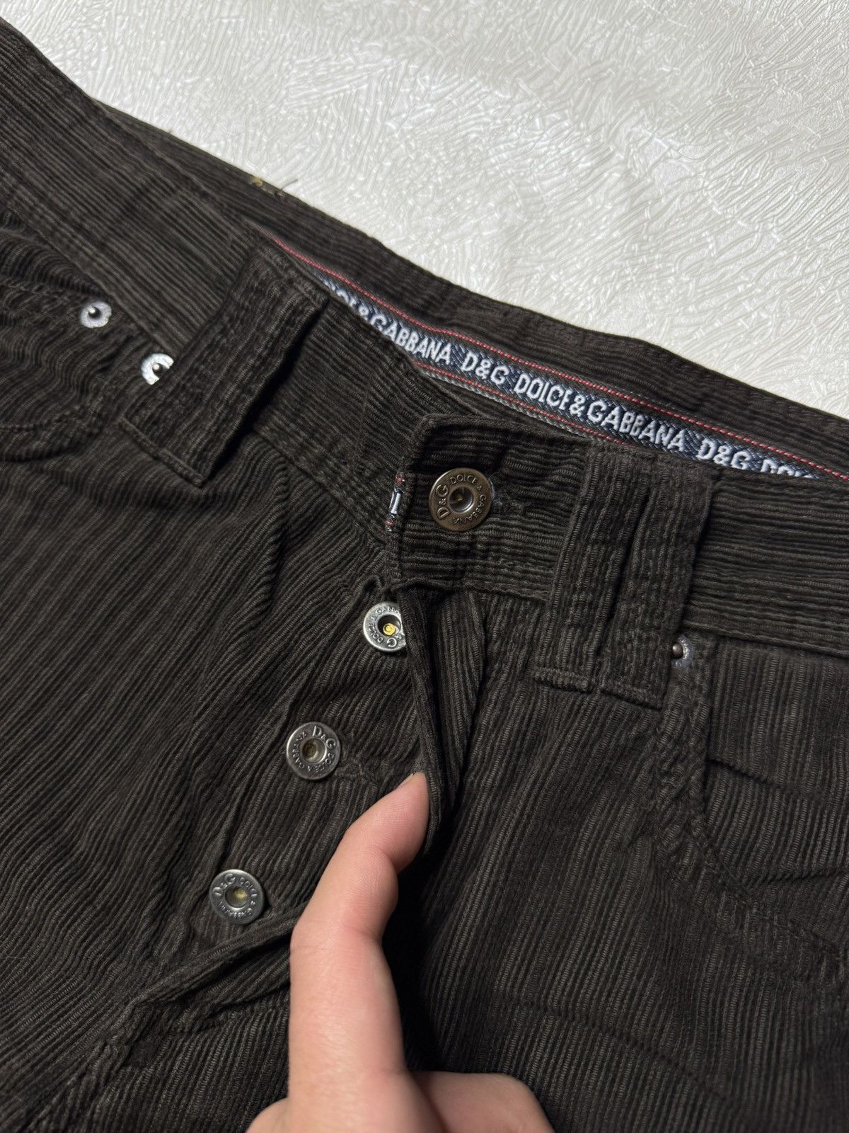 Dolce & Gabbana DOLCE & GABBANA VELVET PANTS VINTAGE STYLE Size US 33 - 7 Thumbnail