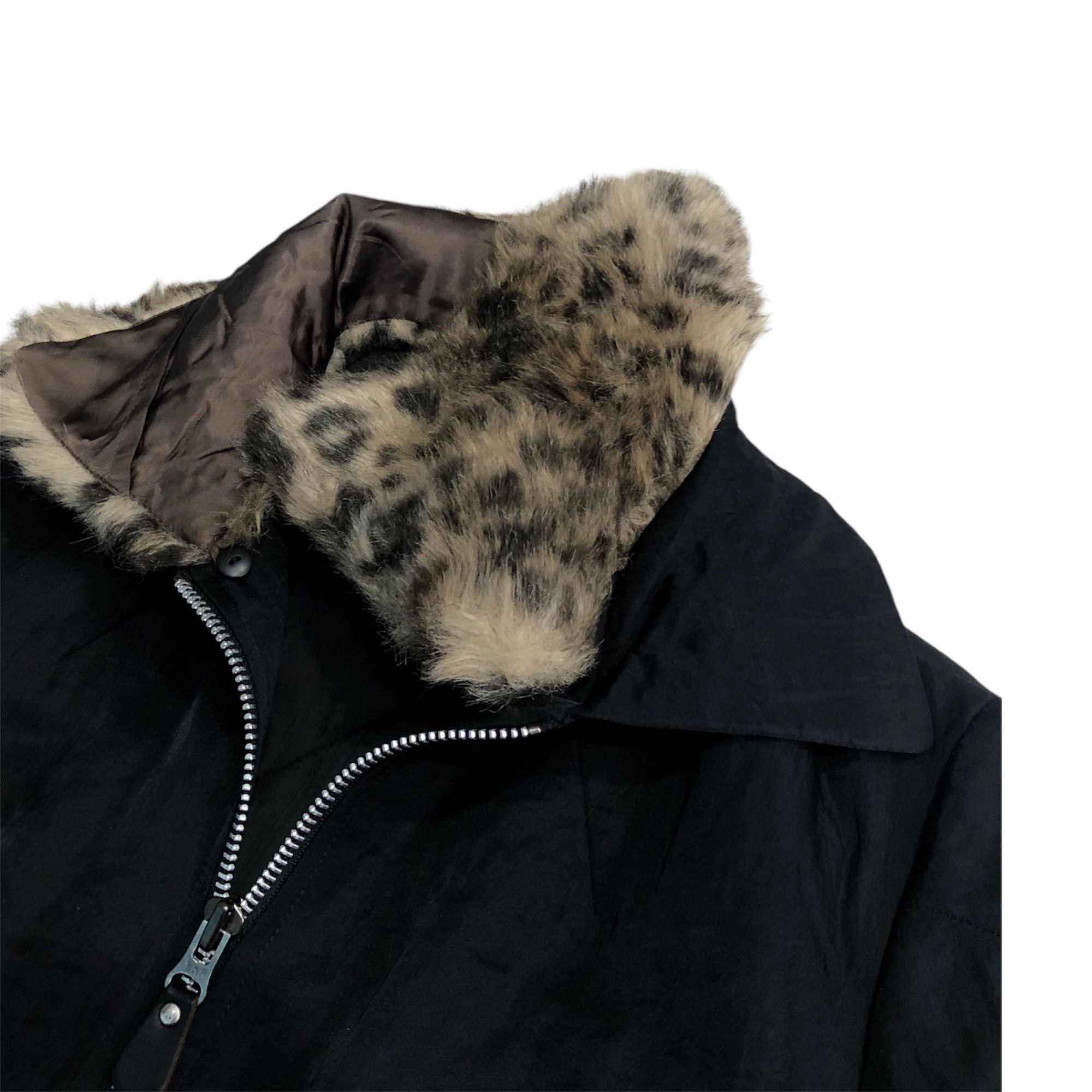Japanese Brand × Michel Klein × Vintage Vintage michel klein paris cropped fur bombers jacket Size M / US 6-8 / IT 42-44 - 4 Thumbnail