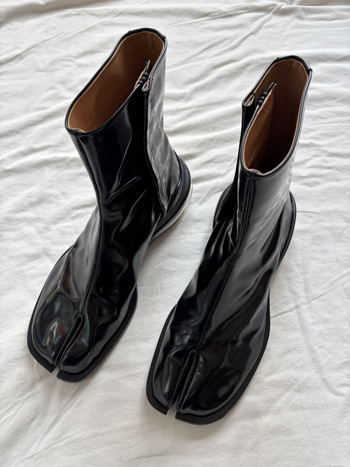 Maison Margiela RARE Maison Margiela Tabi Boots Air Bag Heel Sole MM6 ankle Size US 8 / EU 41 - 2 Thumbnail