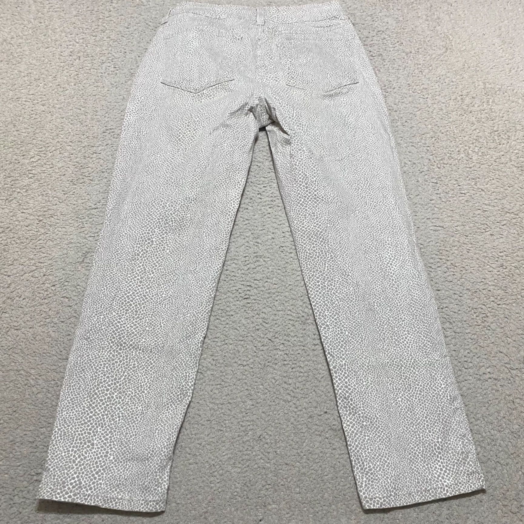NYDJ NYDJ Jeans Womens 2P Gray Denim Animal Print Ankle Petites Mid Rise Size 26" / US 2 / IT 38 - 2 Thumbnail