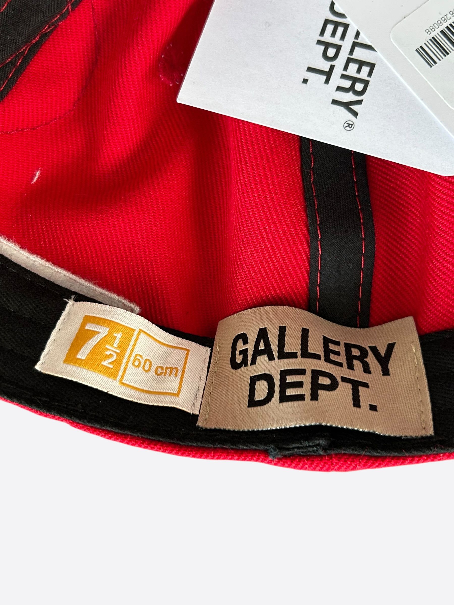 Gallery Dept. Gallery Dept Red & Multicolor ATK G-Patch Fitted Hat Size ONE SIZE - 5 Thumbnail