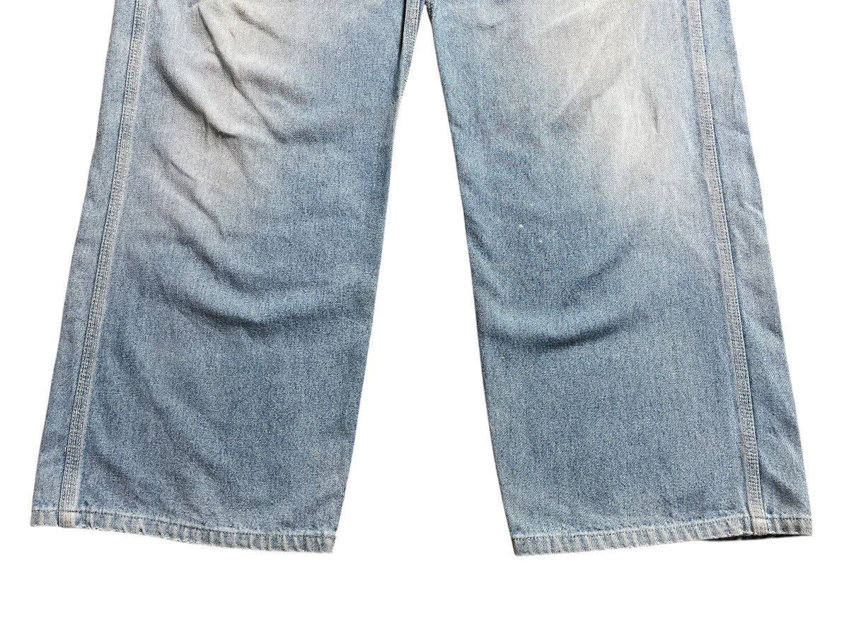Japanese Brand × Vintage VINTAGE SMITH’S MADE AMERICA CARPENTER WASHED BLUE JEAN Size US 32 / EU 48 - 4 Thumbnail