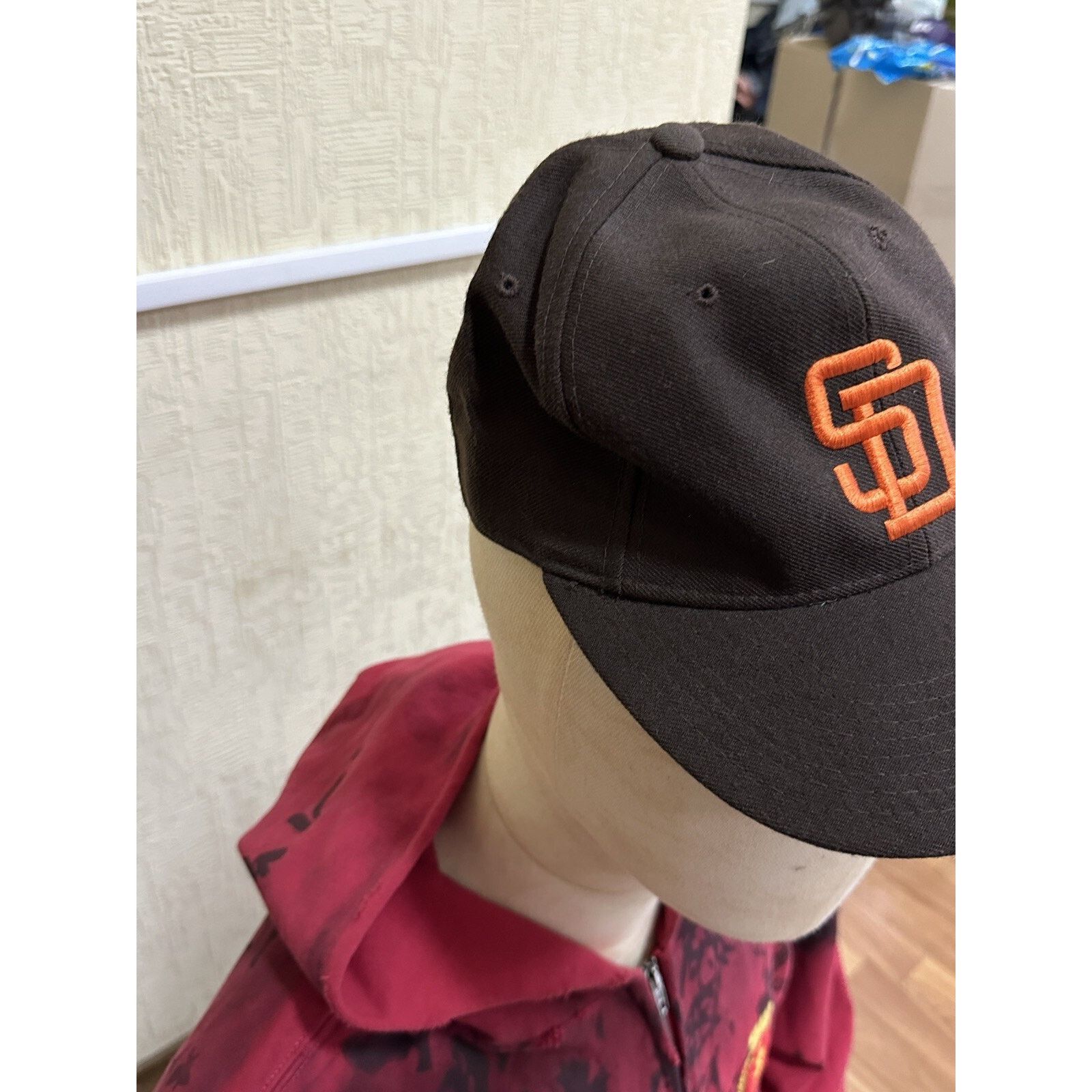 New Era 90’s New Era San Diego Padres MLB Baseball Wool Cap 6 7/8 Size ONE SIZE - 6 Thumbnail